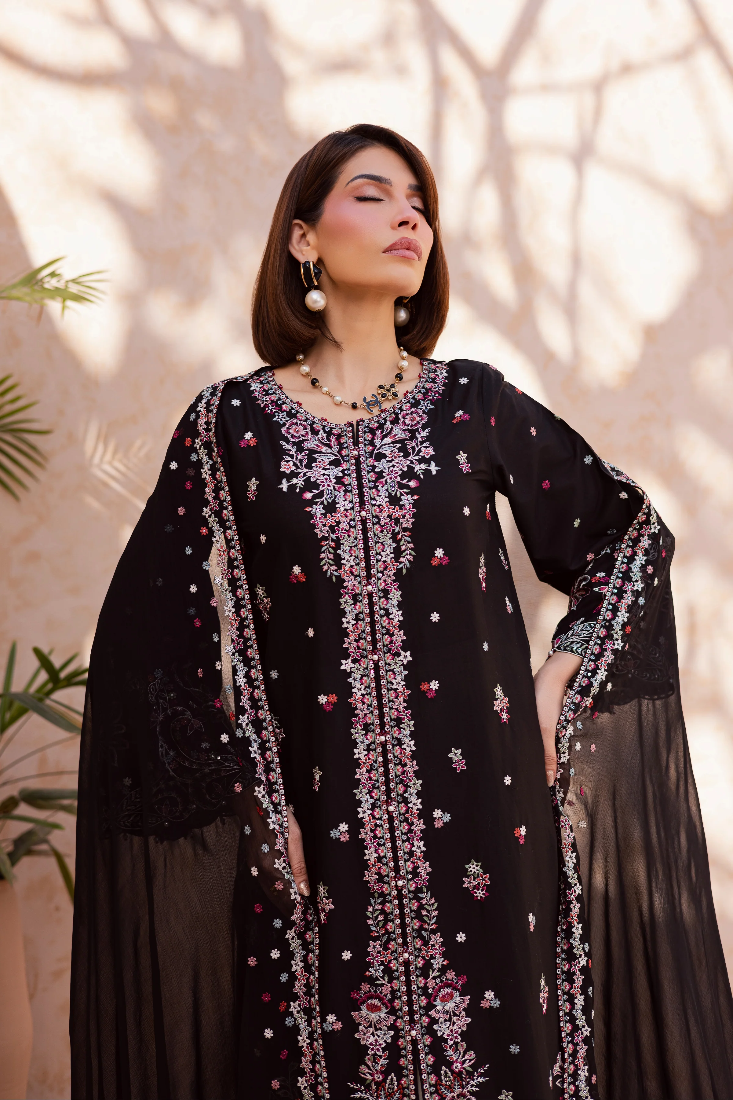 Aelin 3Pc - Festive Embroidered Lawn - Image 6