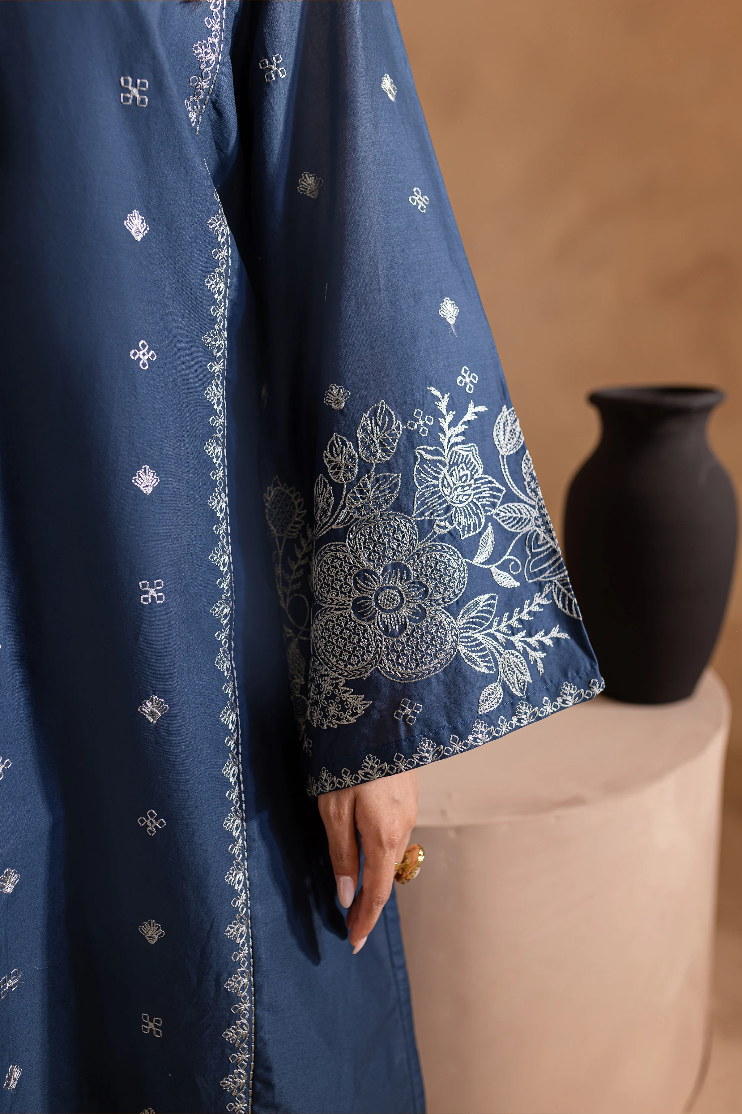 Agean Sea 2Pc - Embroidered Lawn Dress - Image 10