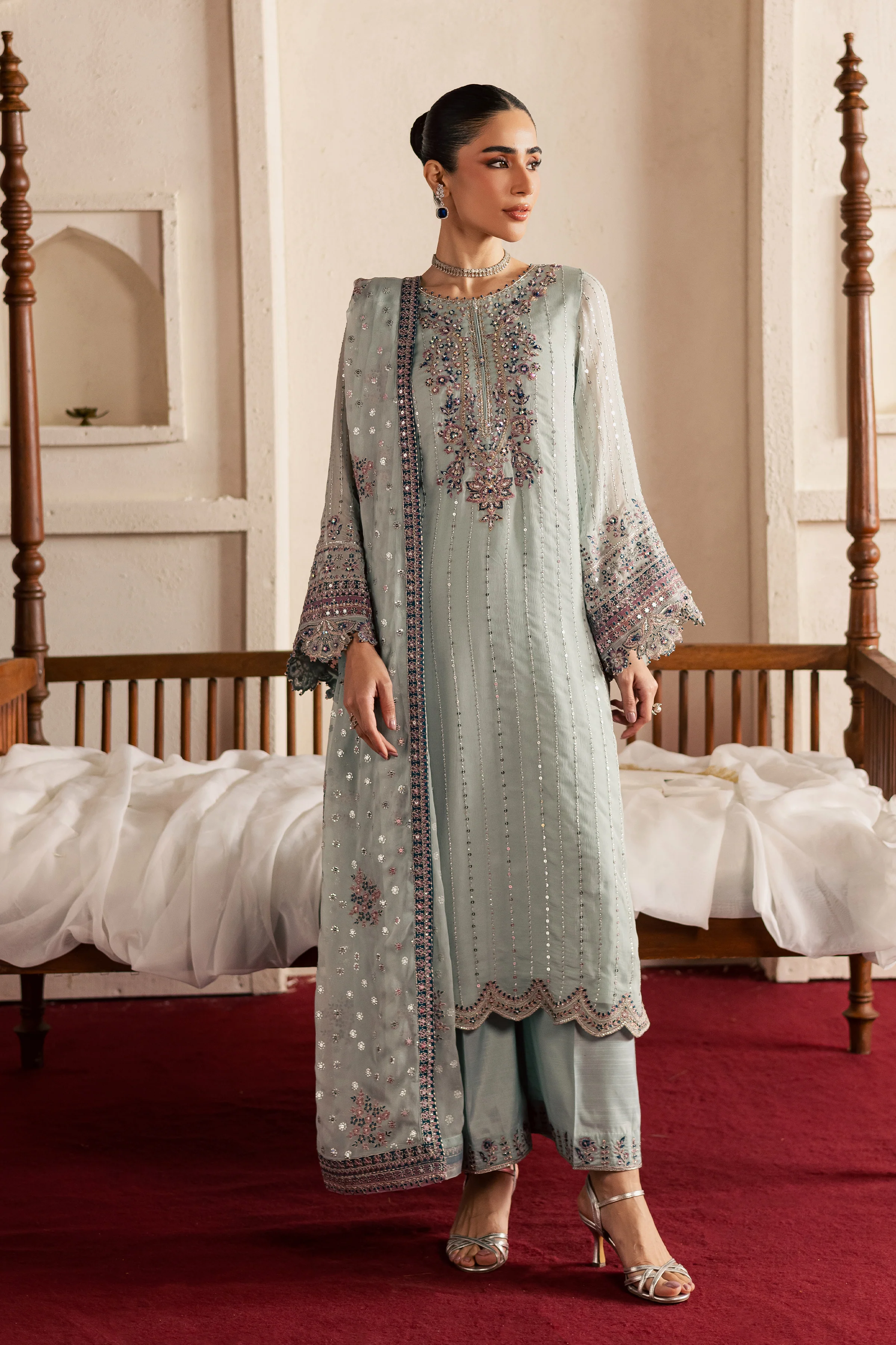 Alaila 3Pc - Festive Luxe Pret - Image 4