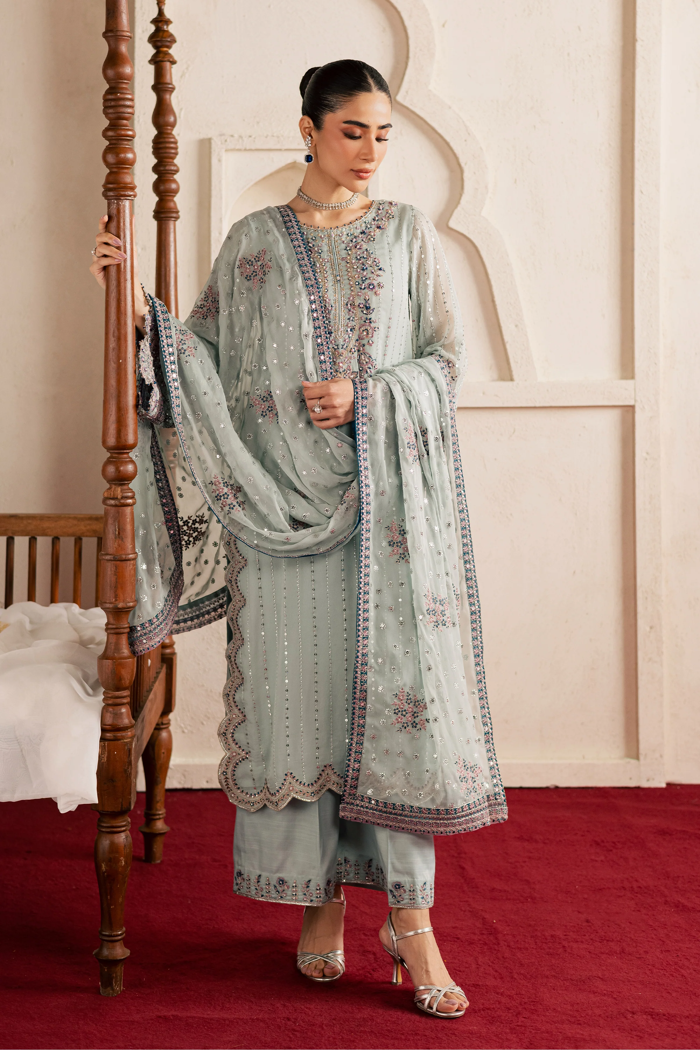 Alaila 3Pc - Festive Luxe Pret - Image 5