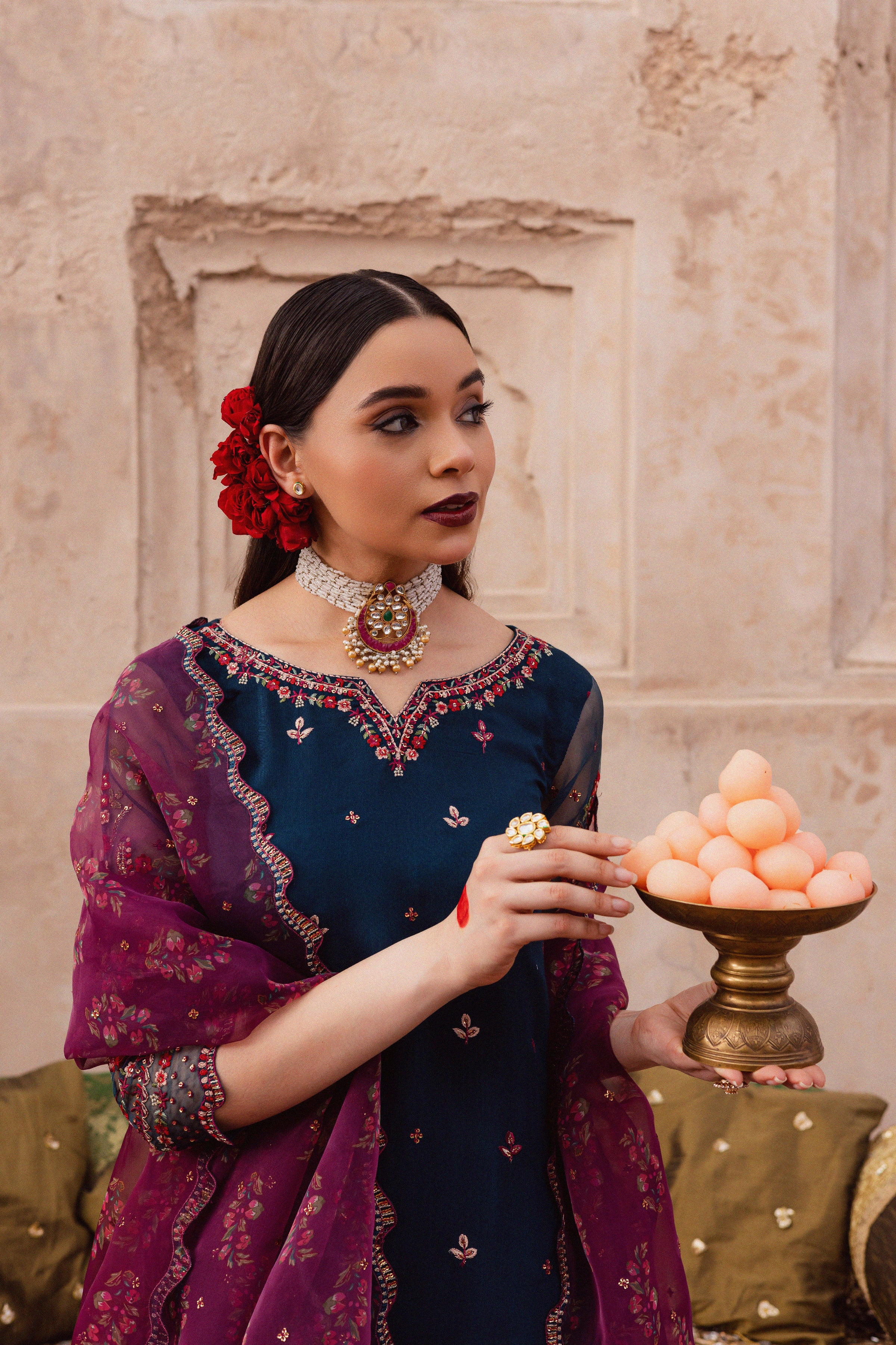 Aleysa 3Pc - Festive Luxe Pret - Image 6