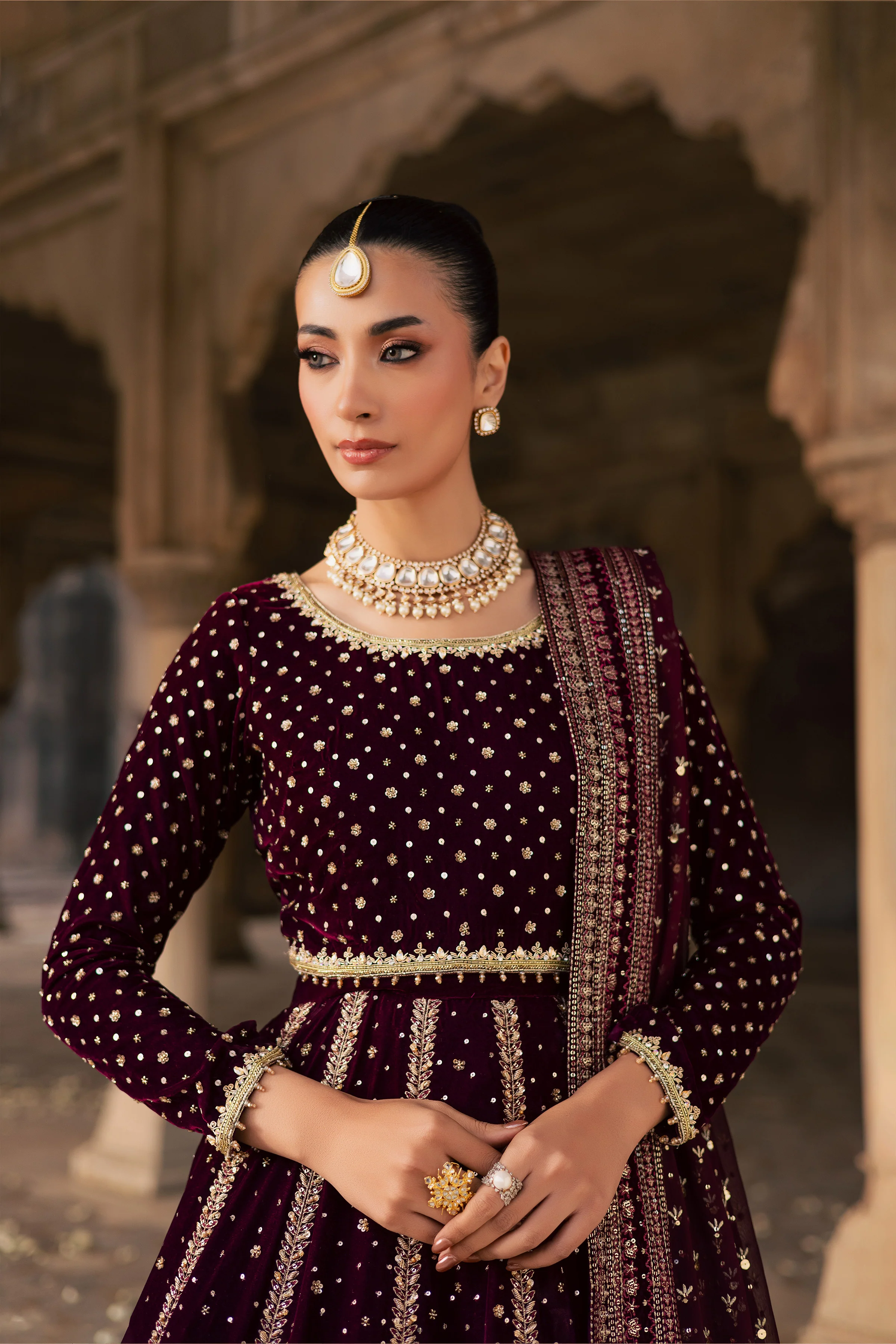Aroos e Laal 3Pc - Bridal Dress - Image 8