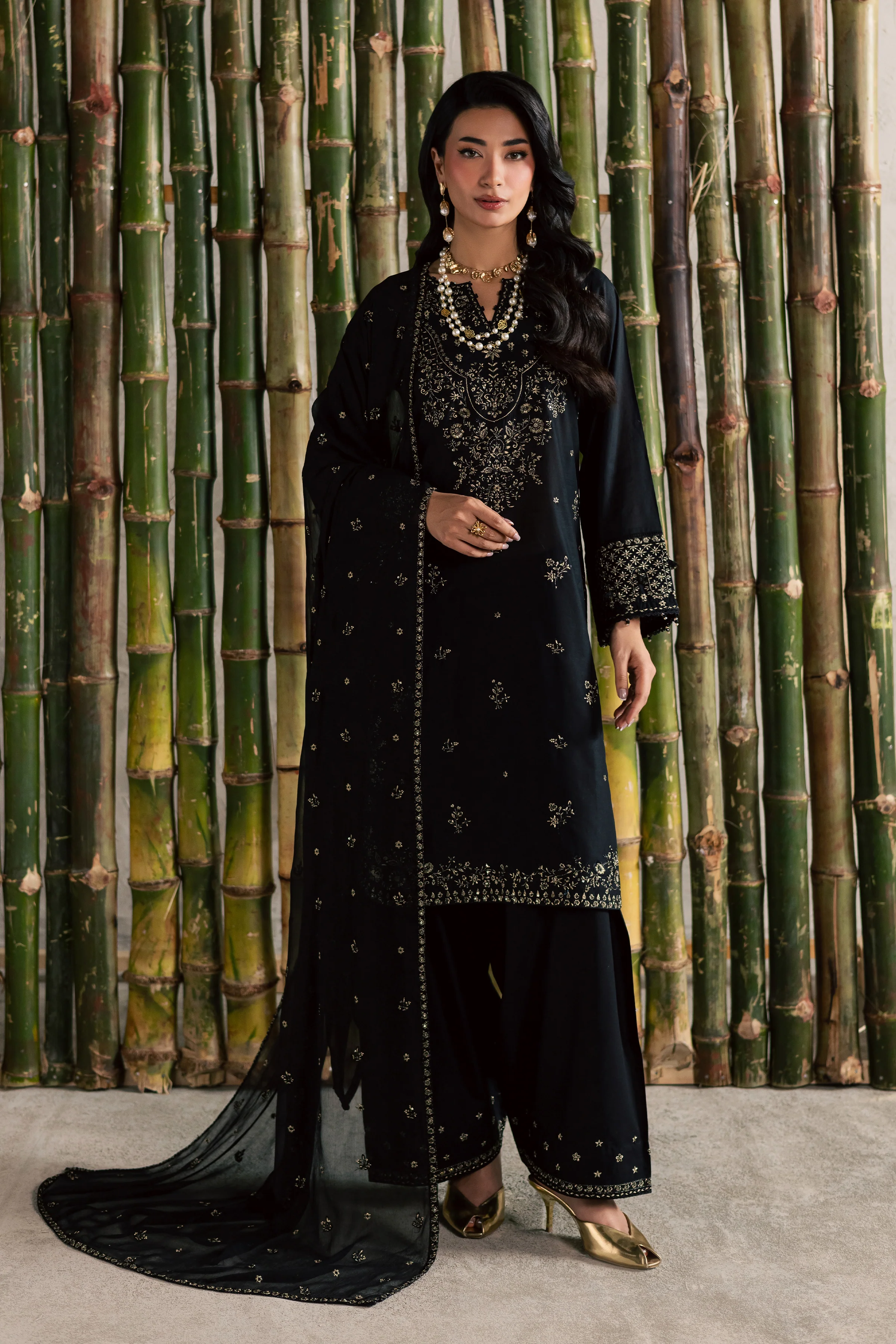 Ash 3Pc - Festive Embroidered Lawn - Image 3