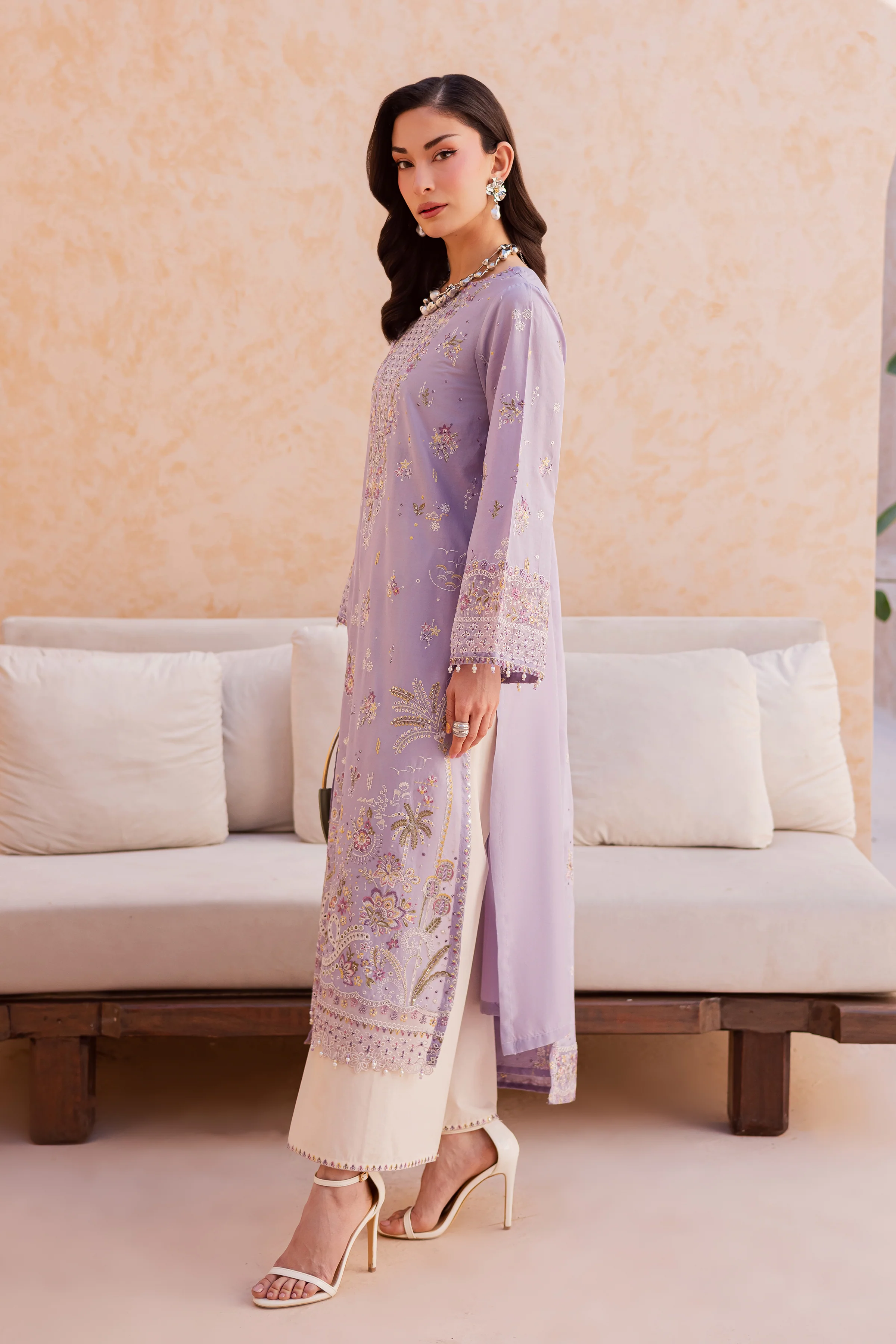 Bagh 3Pc - Festive Embroidered Lawn - Image 4