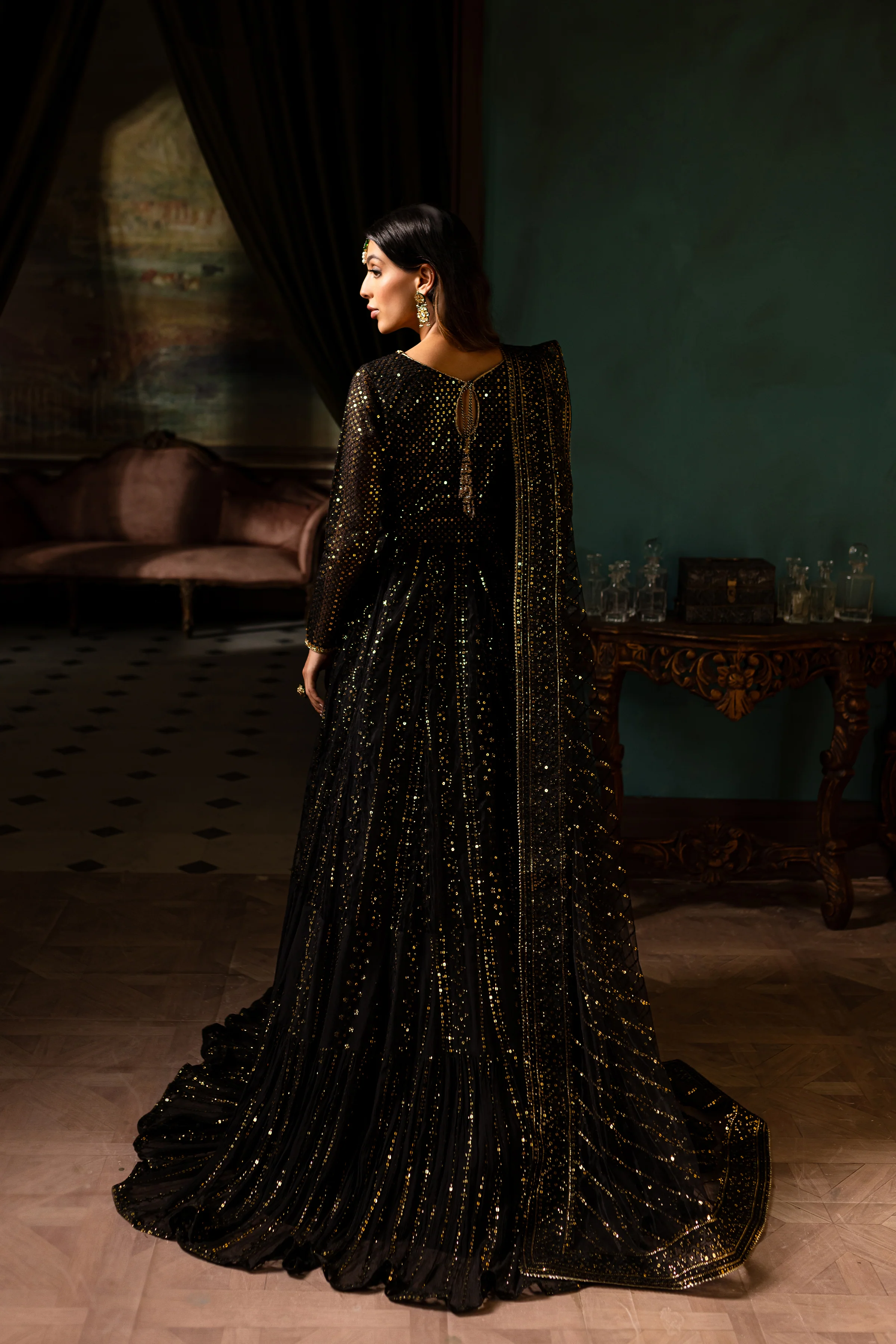 Black Payal 3Pc - Formal Dress - Image 11