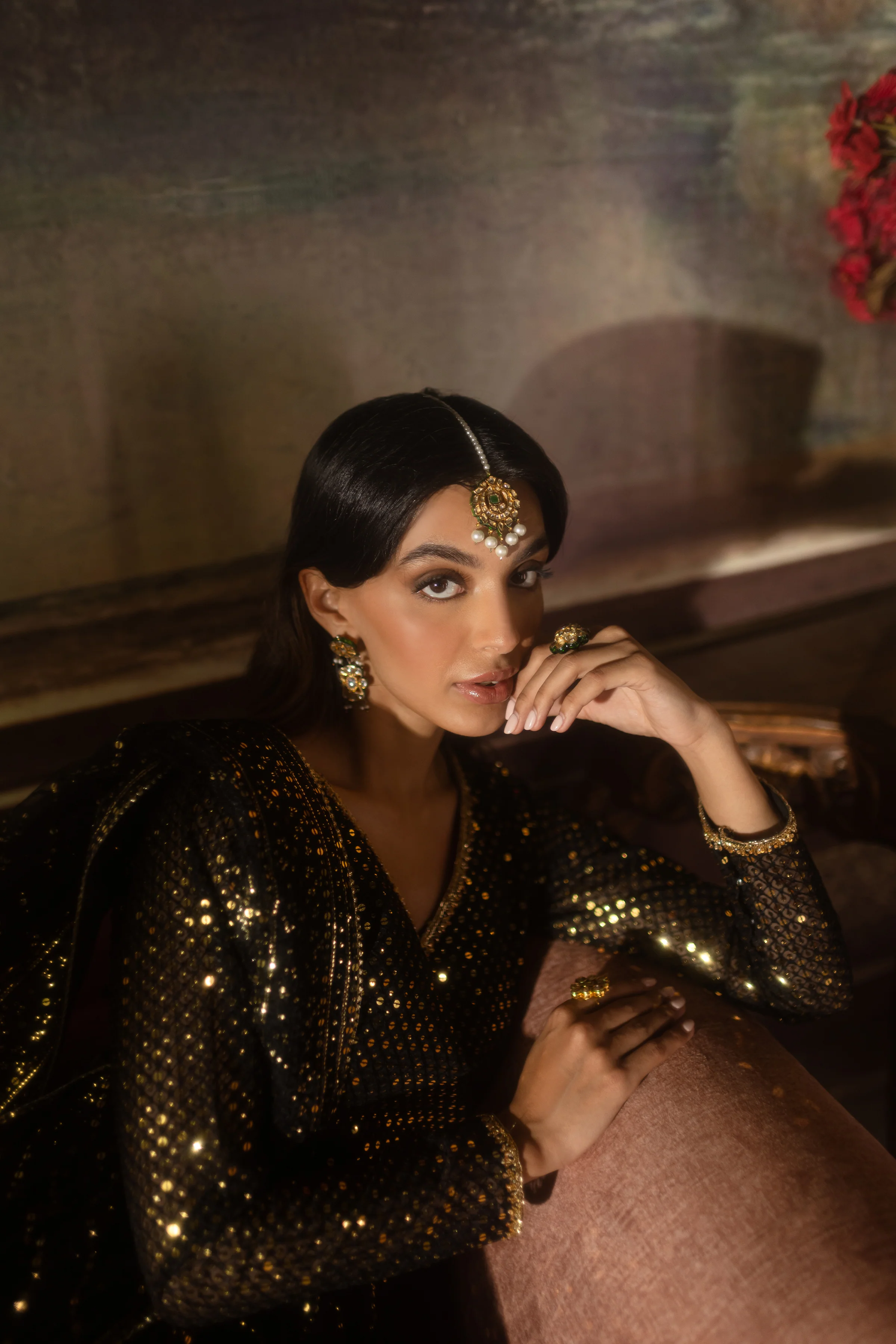 Black Payal 3Pc - Formal Dress - Image 3