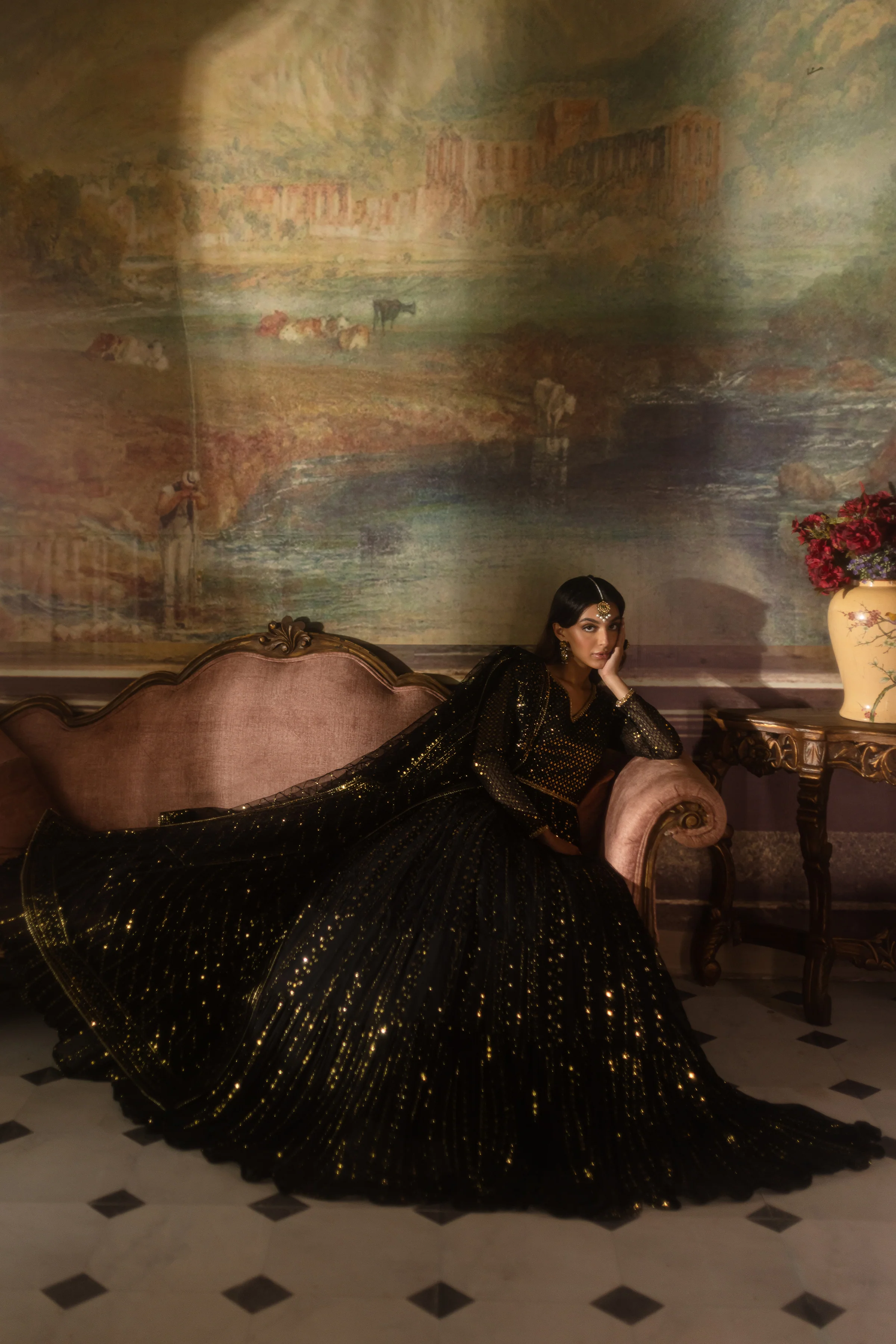 Black Payal 3Pc - Formal Dress - Image 5
