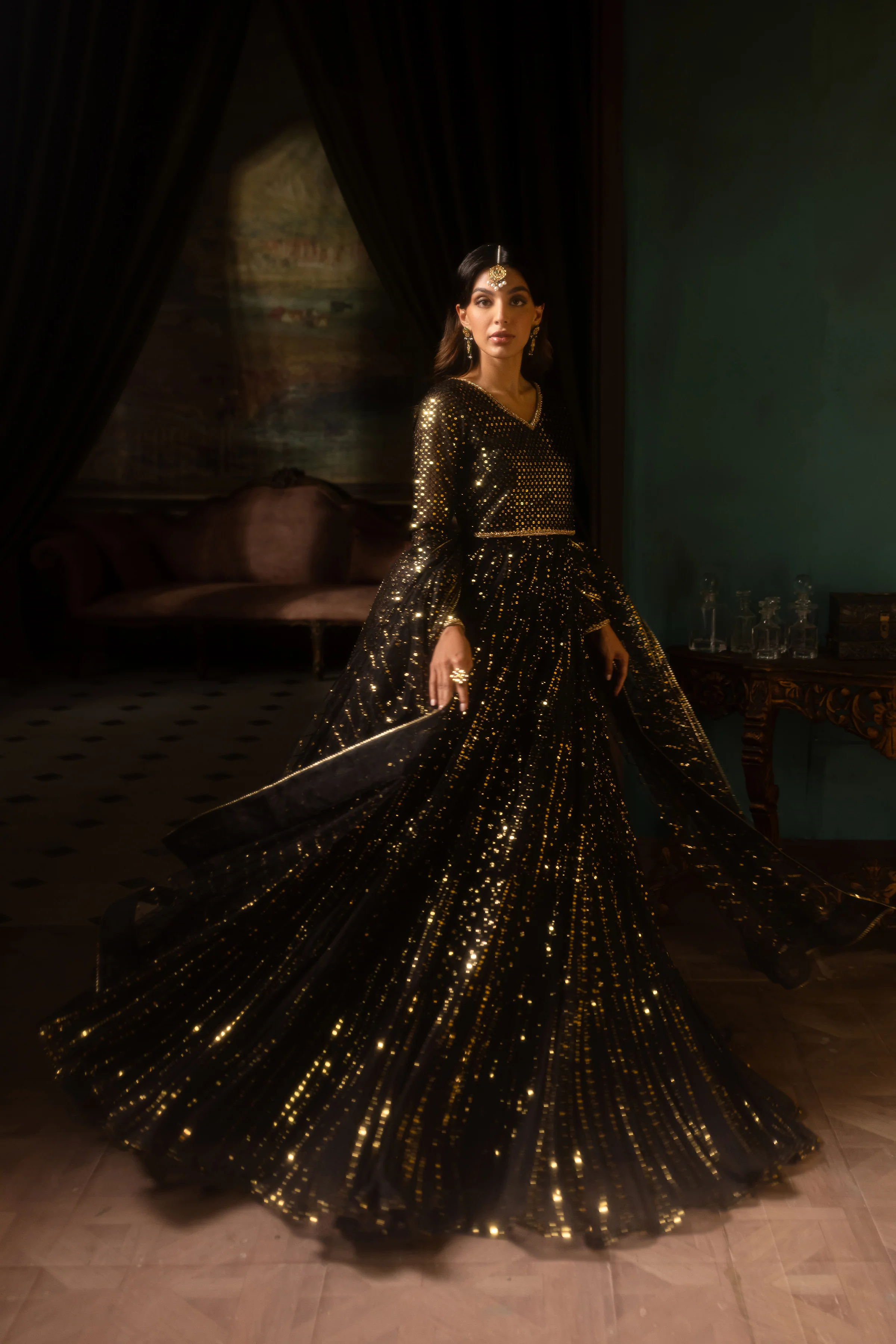 Black Payal 3Pc - Formal Dress - Image 6
