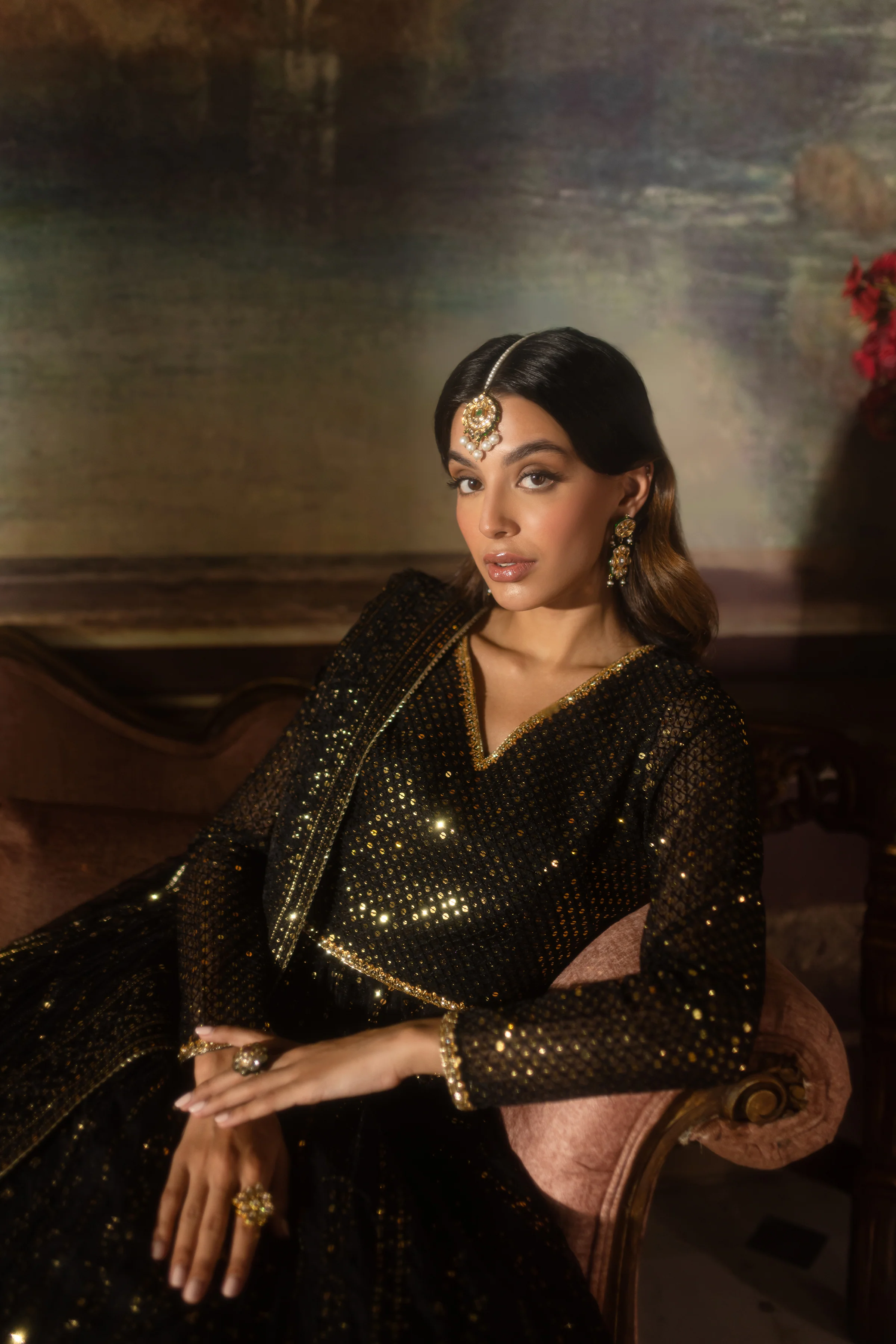 Black Payal 3Pc - Formal Dress - Image 7
