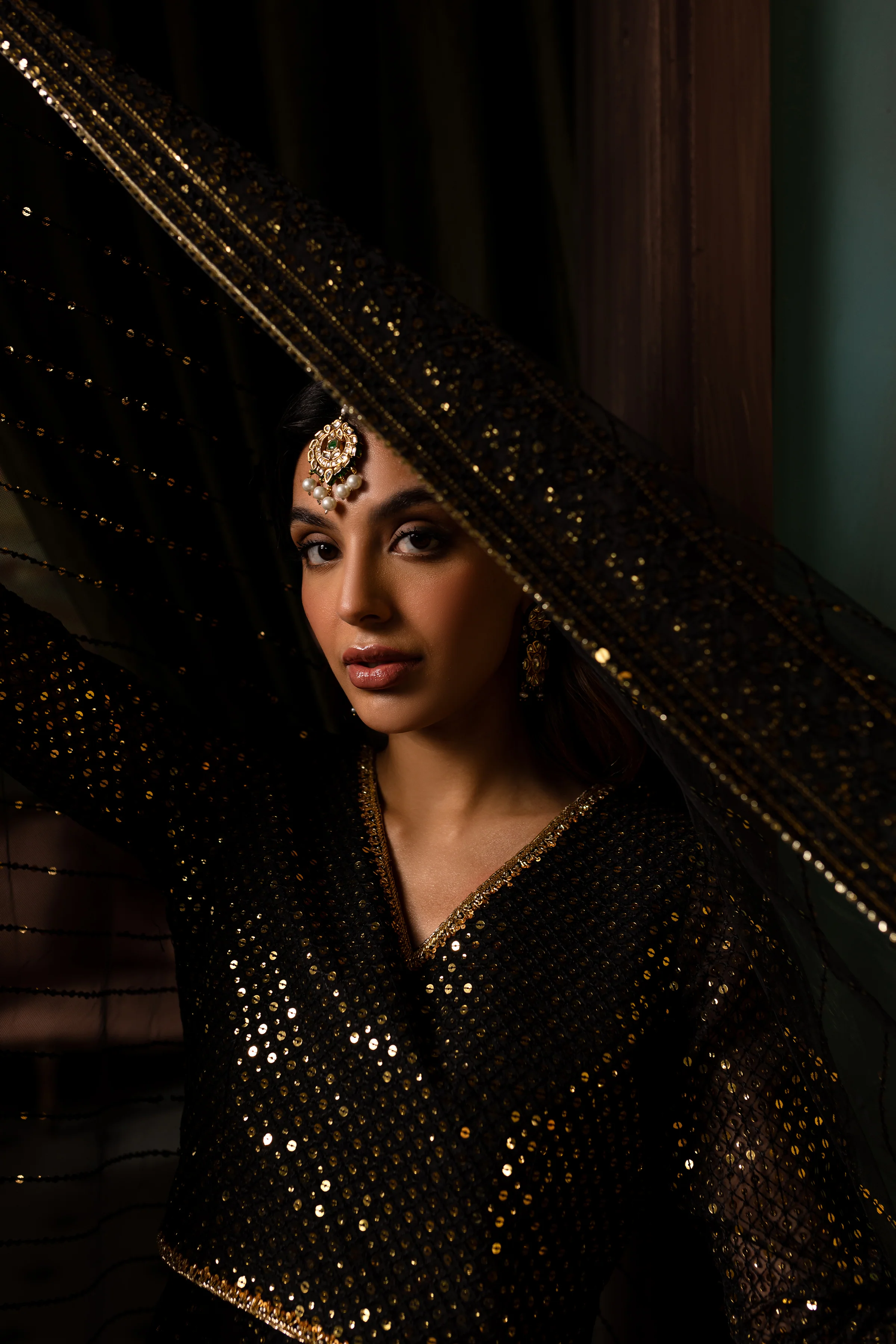Black Payal 3Pc - Formal Dress - Image 8