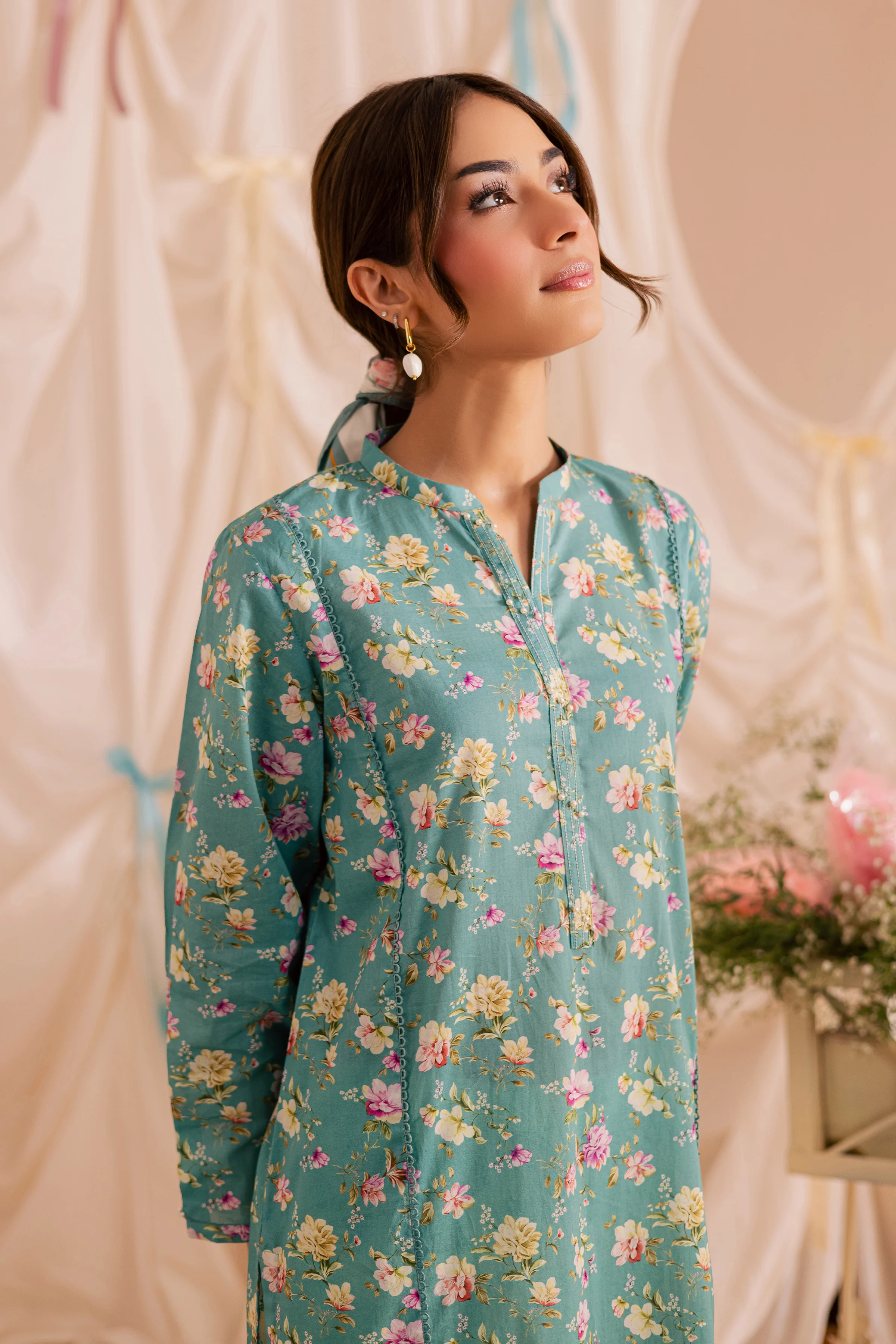 Blue Bree 2Pc - Printed Lawn Dress - Image 5