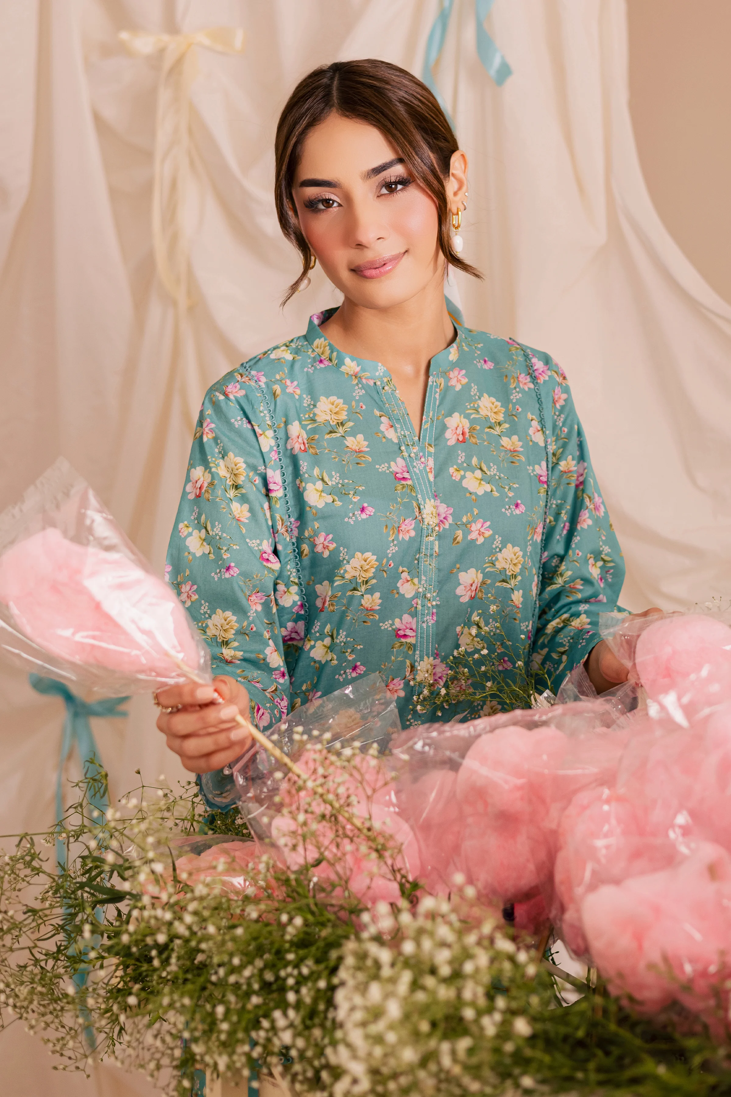 Blue Bree 2Pc - Printed Lawn Dress - Image 7