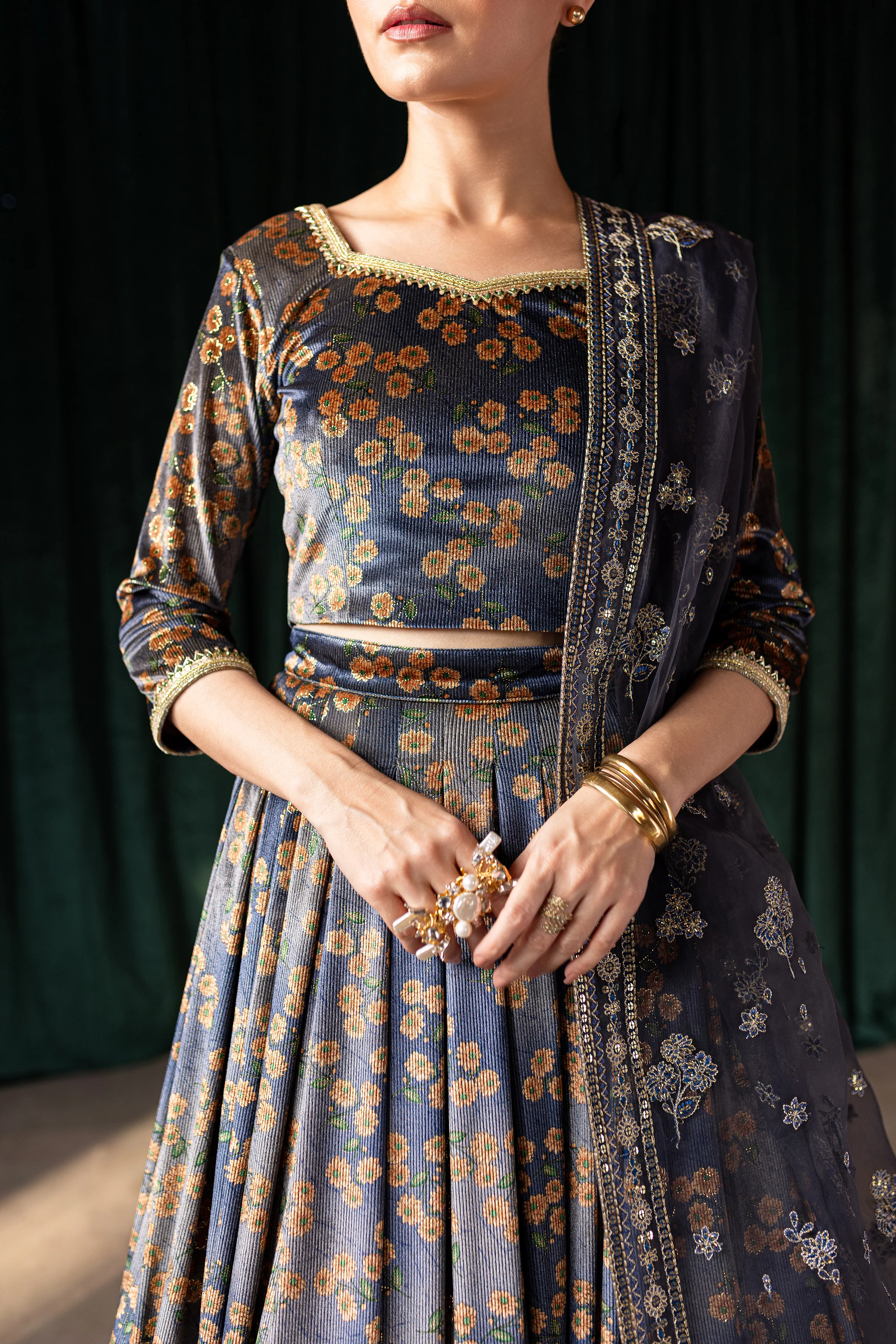 Blue Cicely  3Pc - Formal Dress - Image 8
