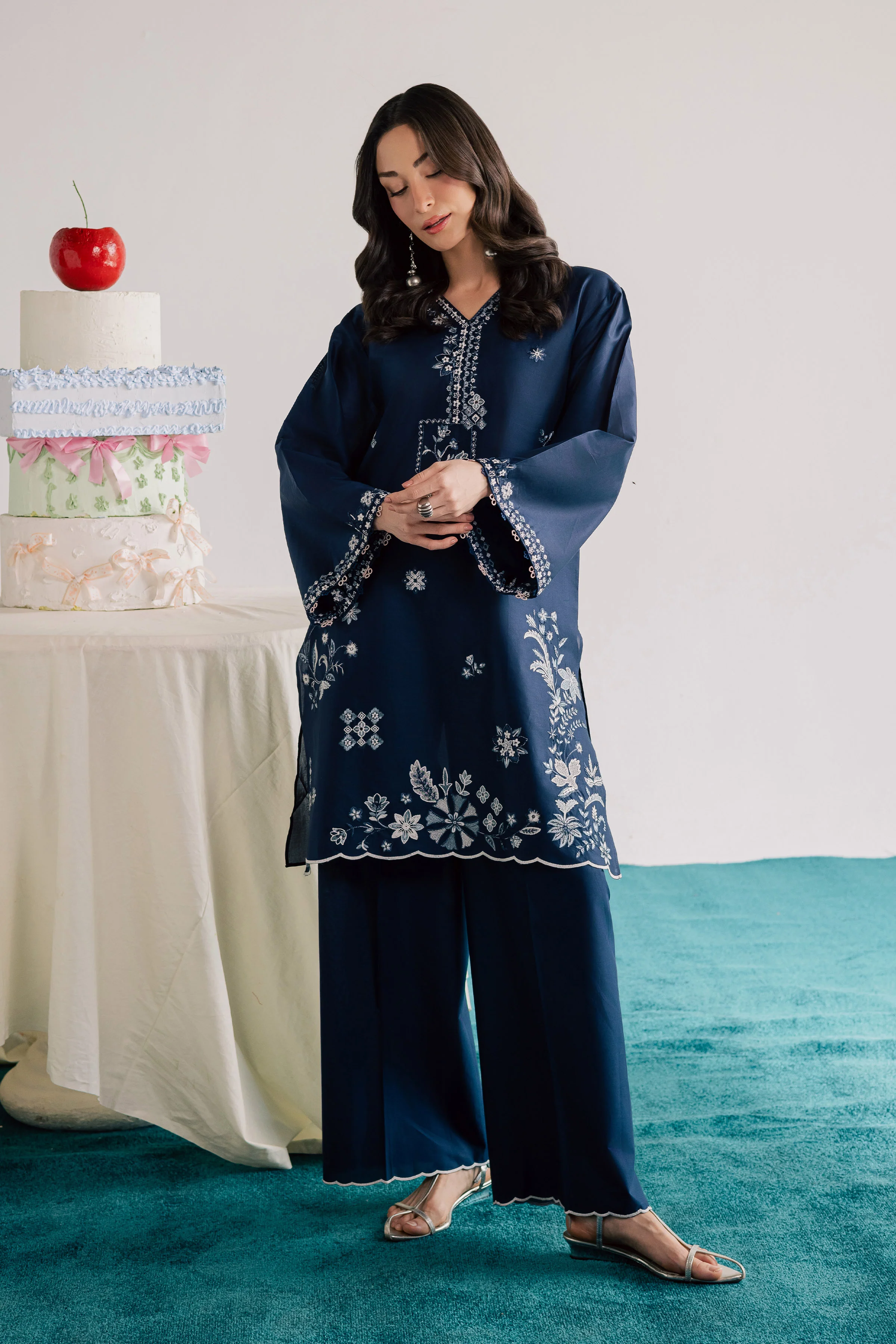 Ciel 2Pc - Embroidered Lawn Dress - Image 4