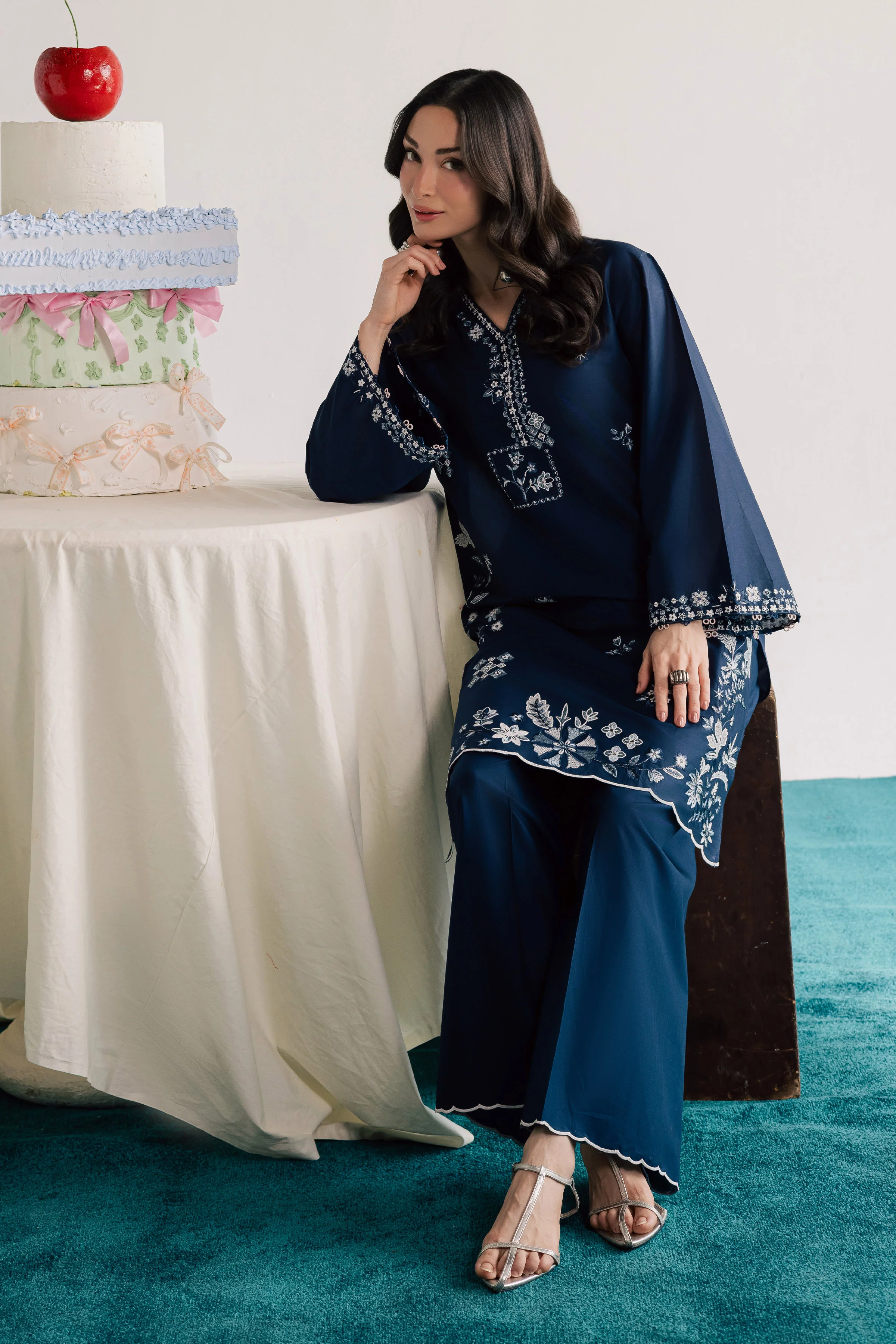 Ciel 2Pc - Embroidered Lawn Dress - Image 6