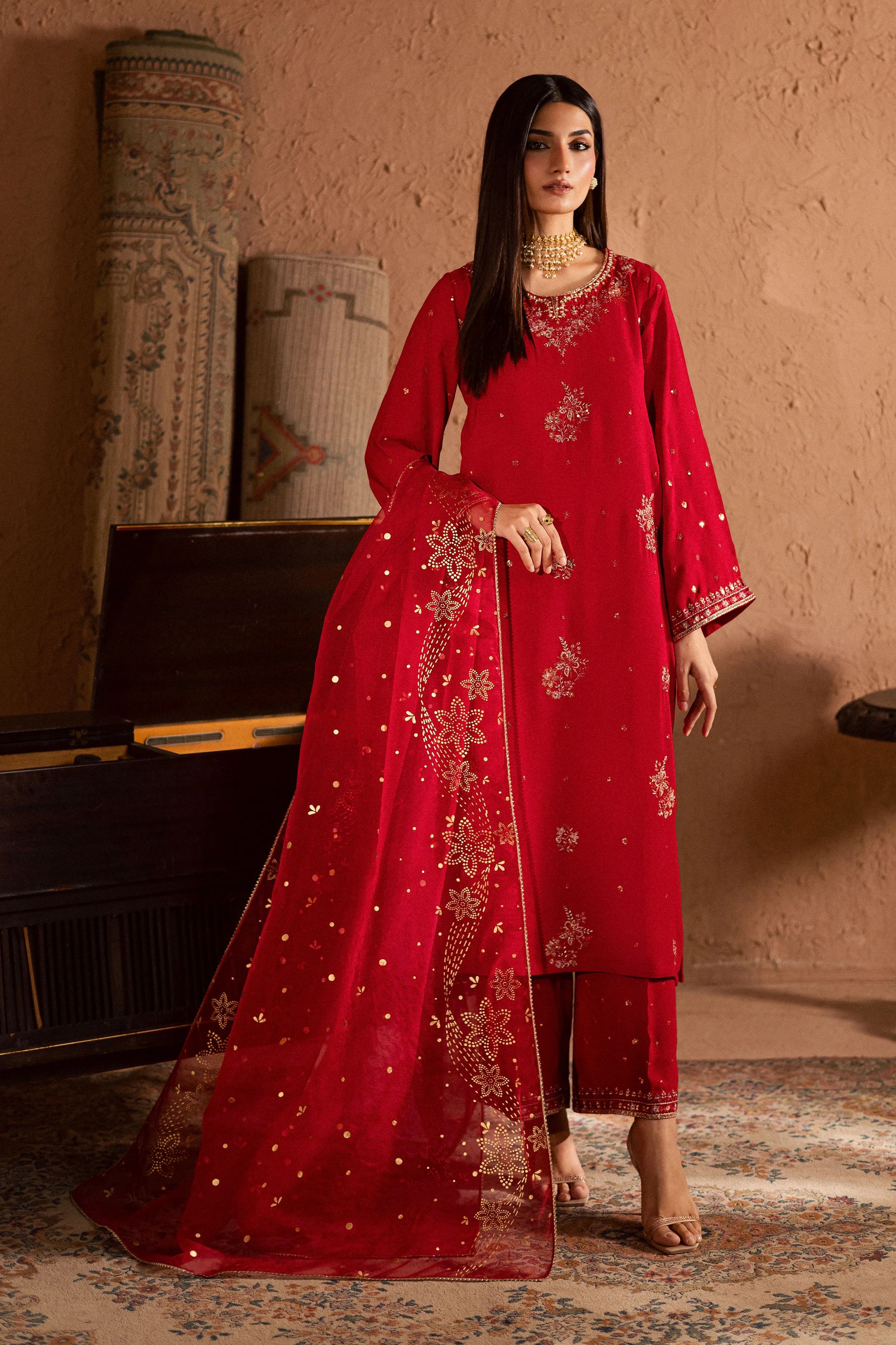 Corly 3Pc- Festive Luxe Pret - Image 5