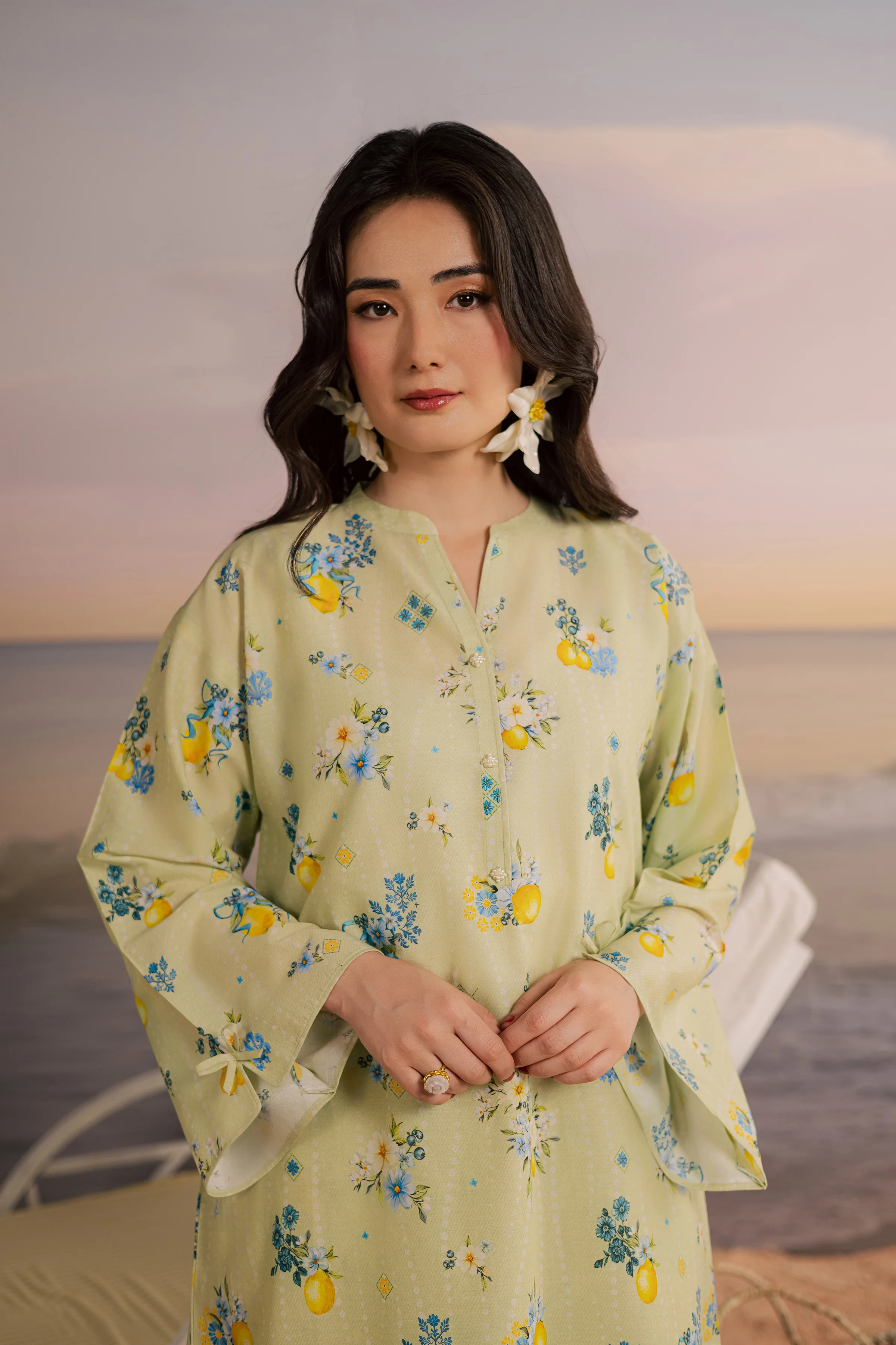 Cram 2Pc - Printed Lawn Dress - Image 3