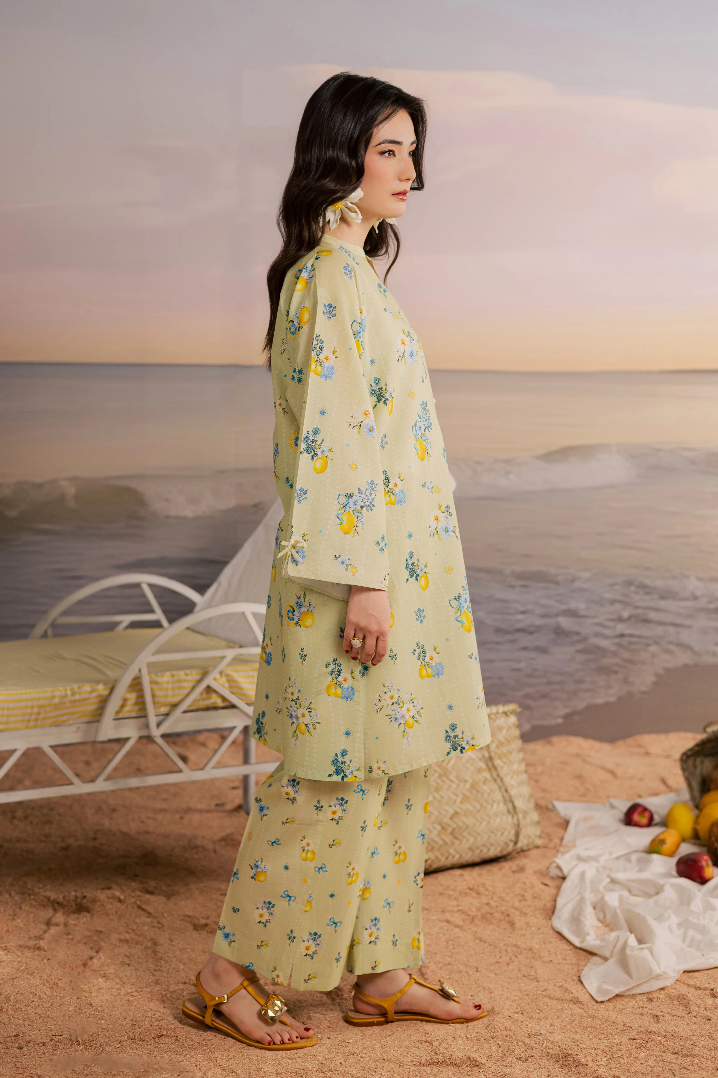 Cram 2Pc - Printed Lawn Dress - Image 4