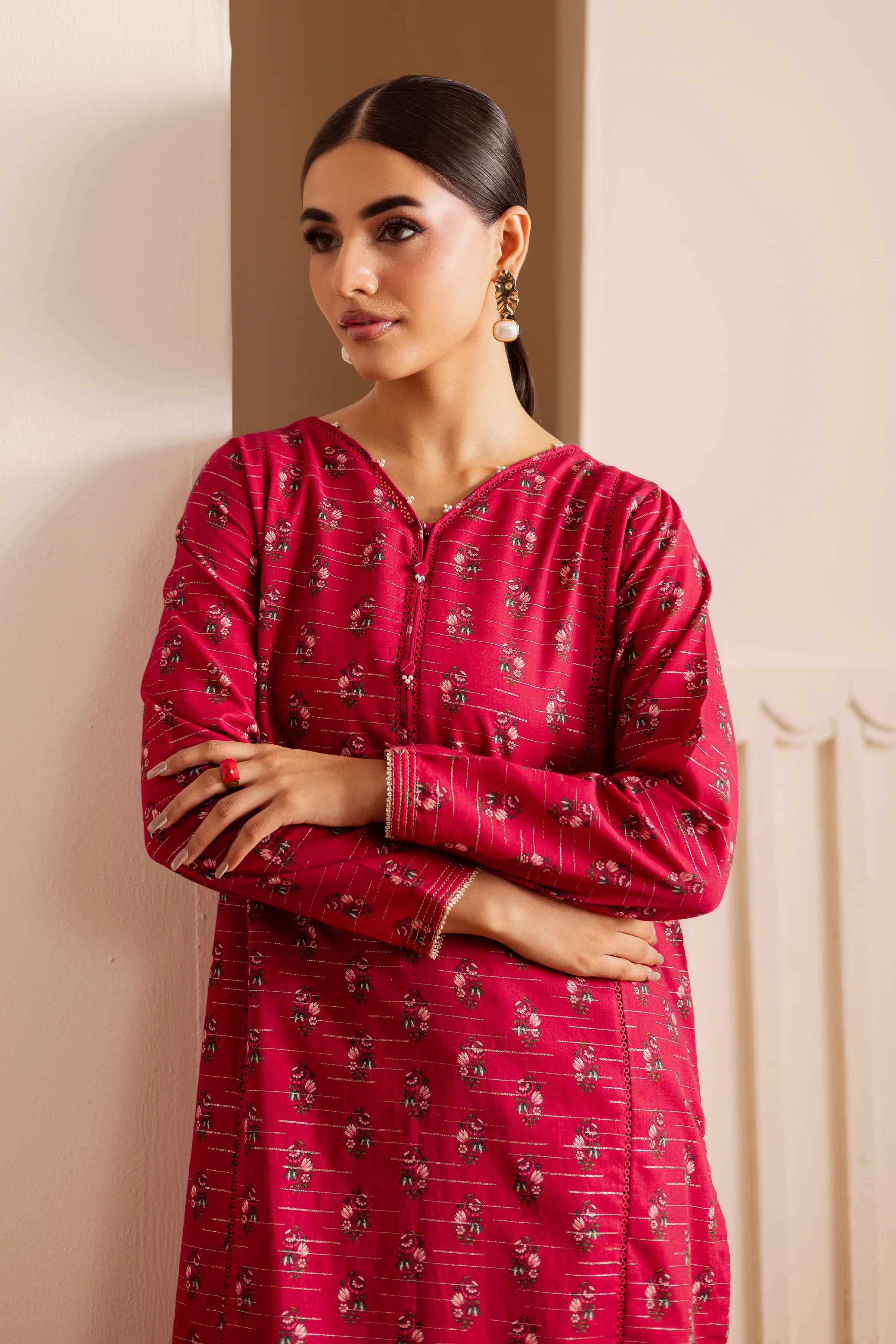 Daphne 2Pc - Printed Casual Pret - Image 5