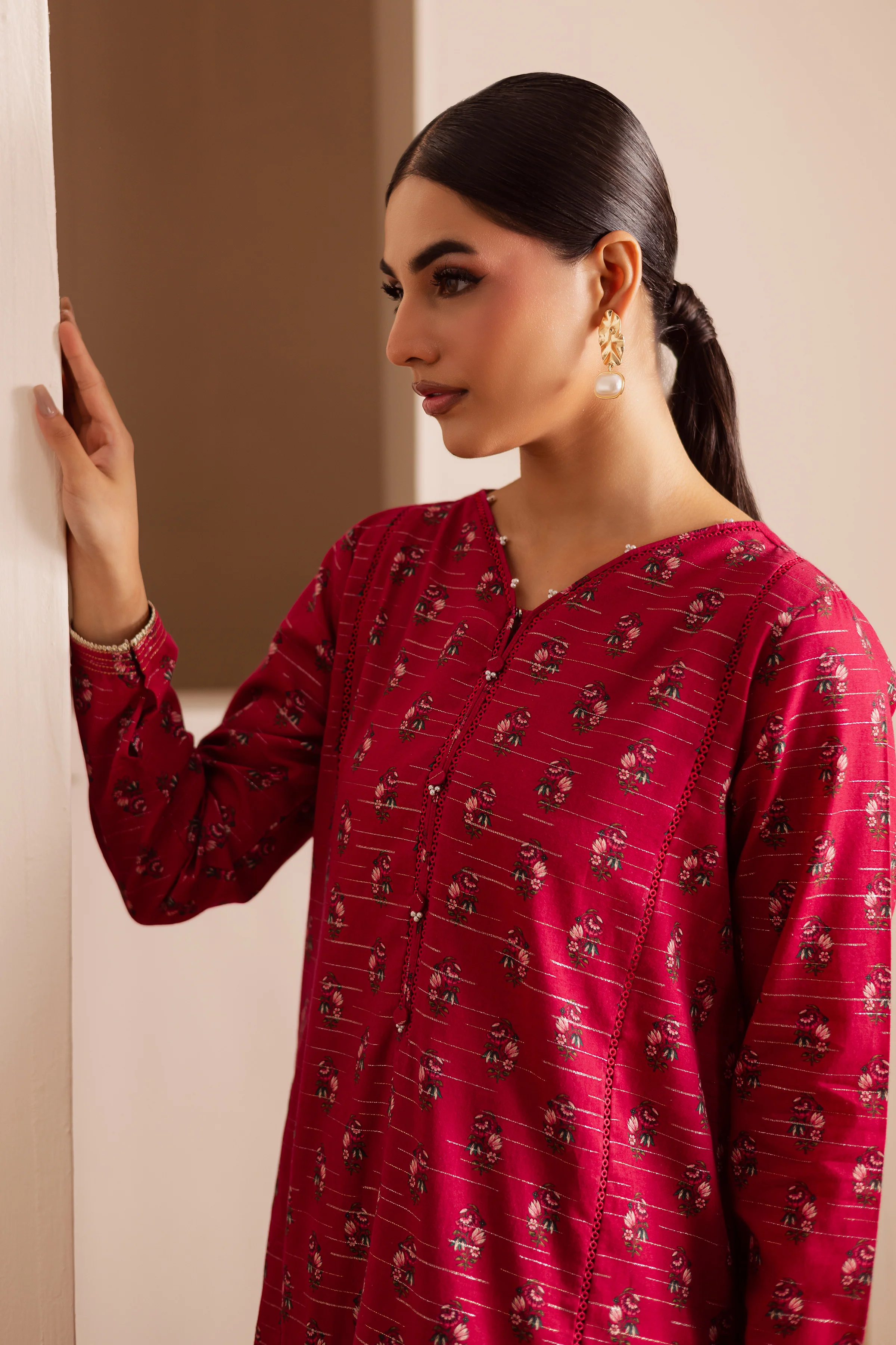 Daphne 2Pc - Printed Casual Pret - Image 7