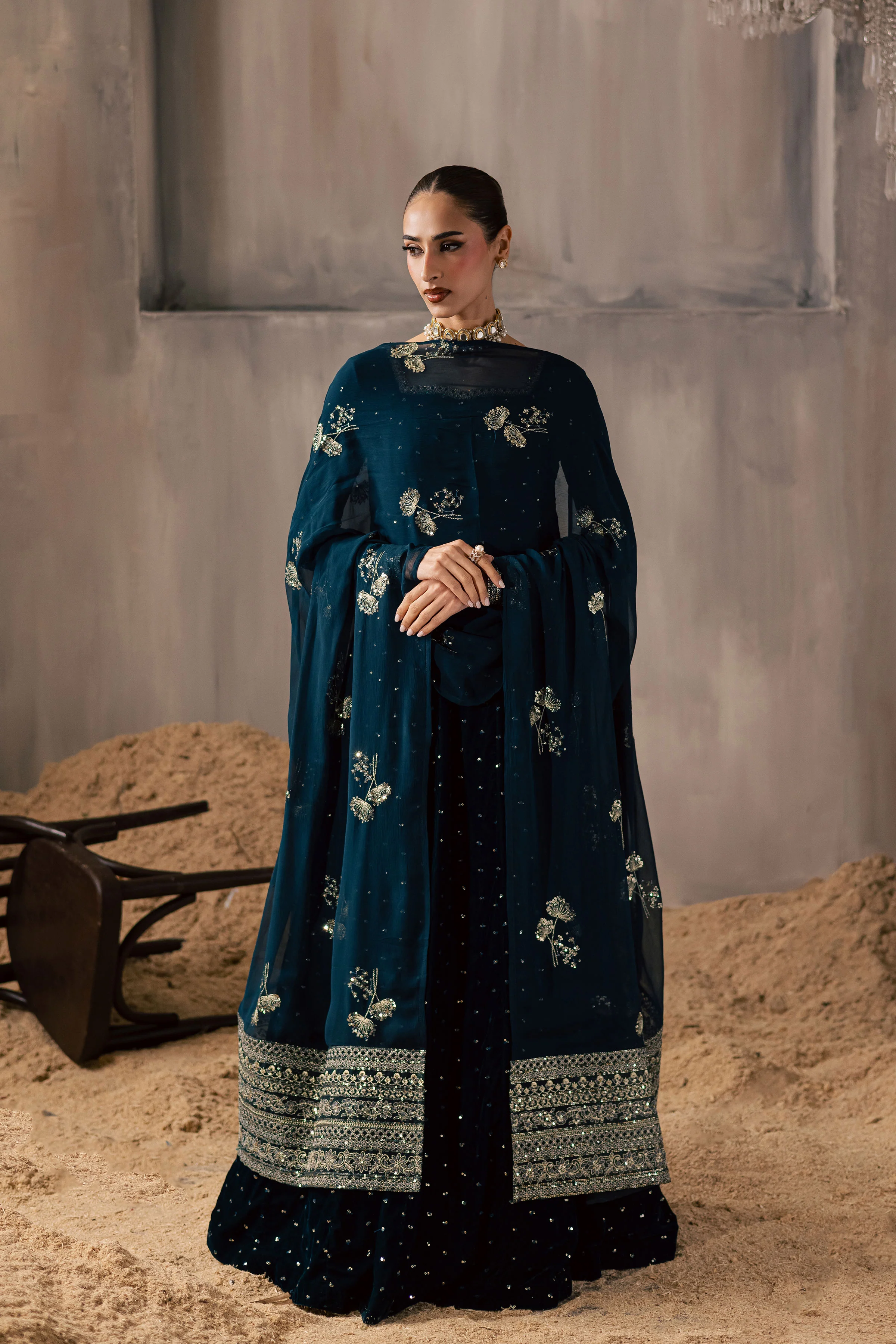 Delphinium 3Pc - Velvet Luxe Pret - Image 6