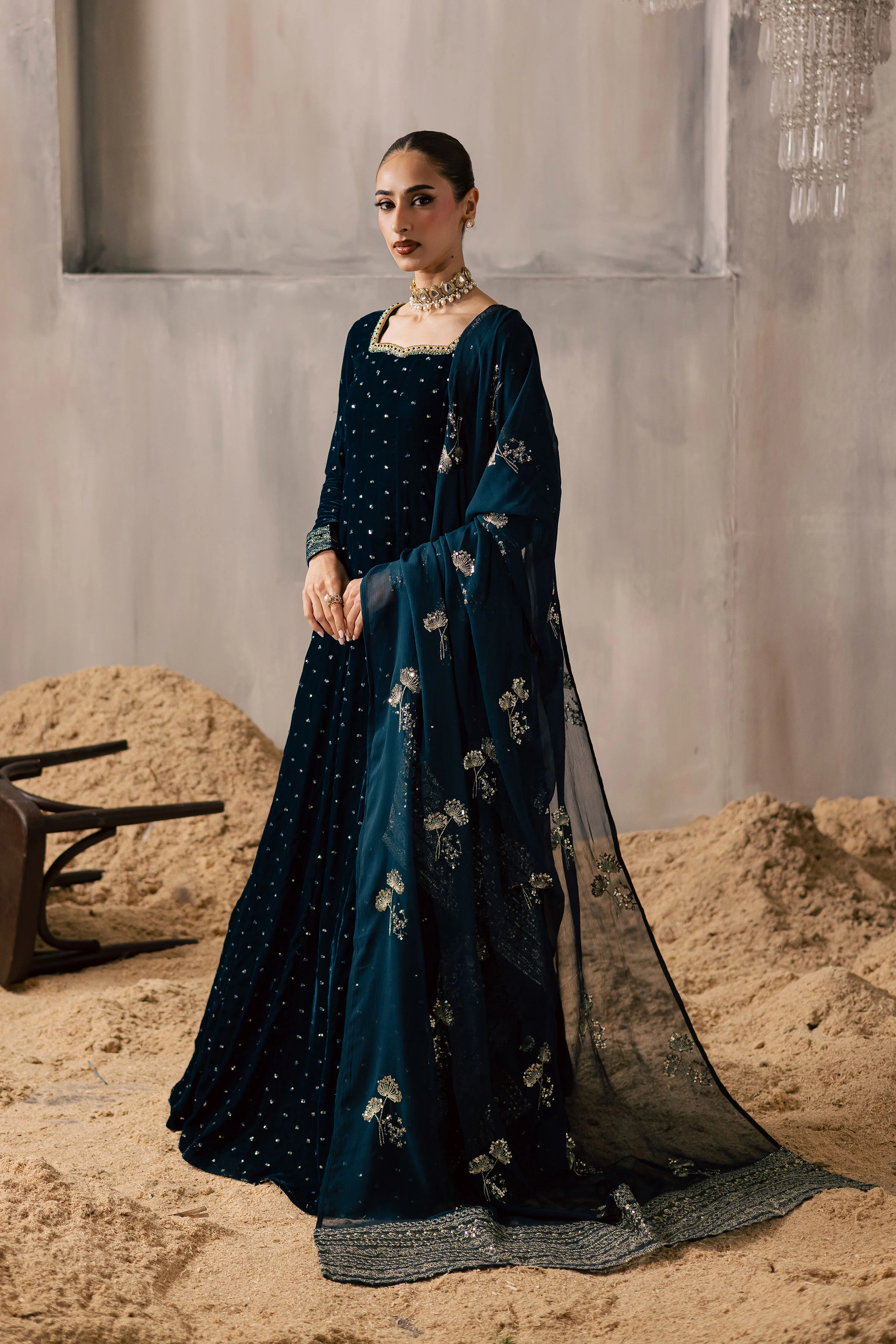 Delphinium 3Pc - Velvet Luxe Pret - Image 7