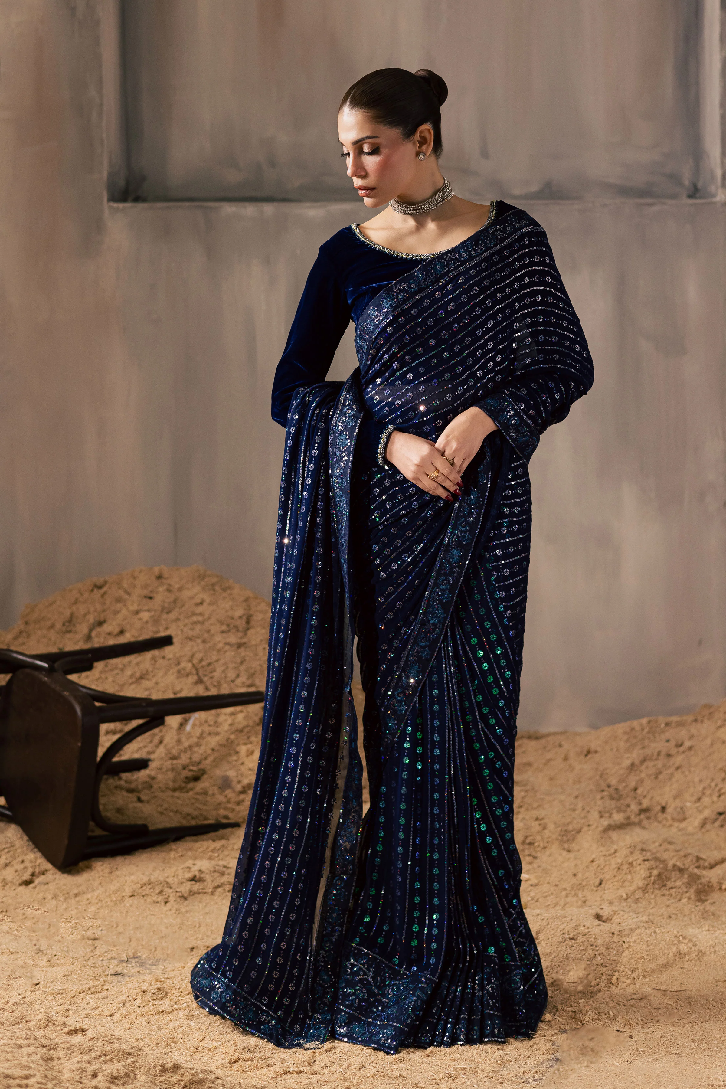 Dew Drop 3Pc - Velvet Luxe Pret - Image 4