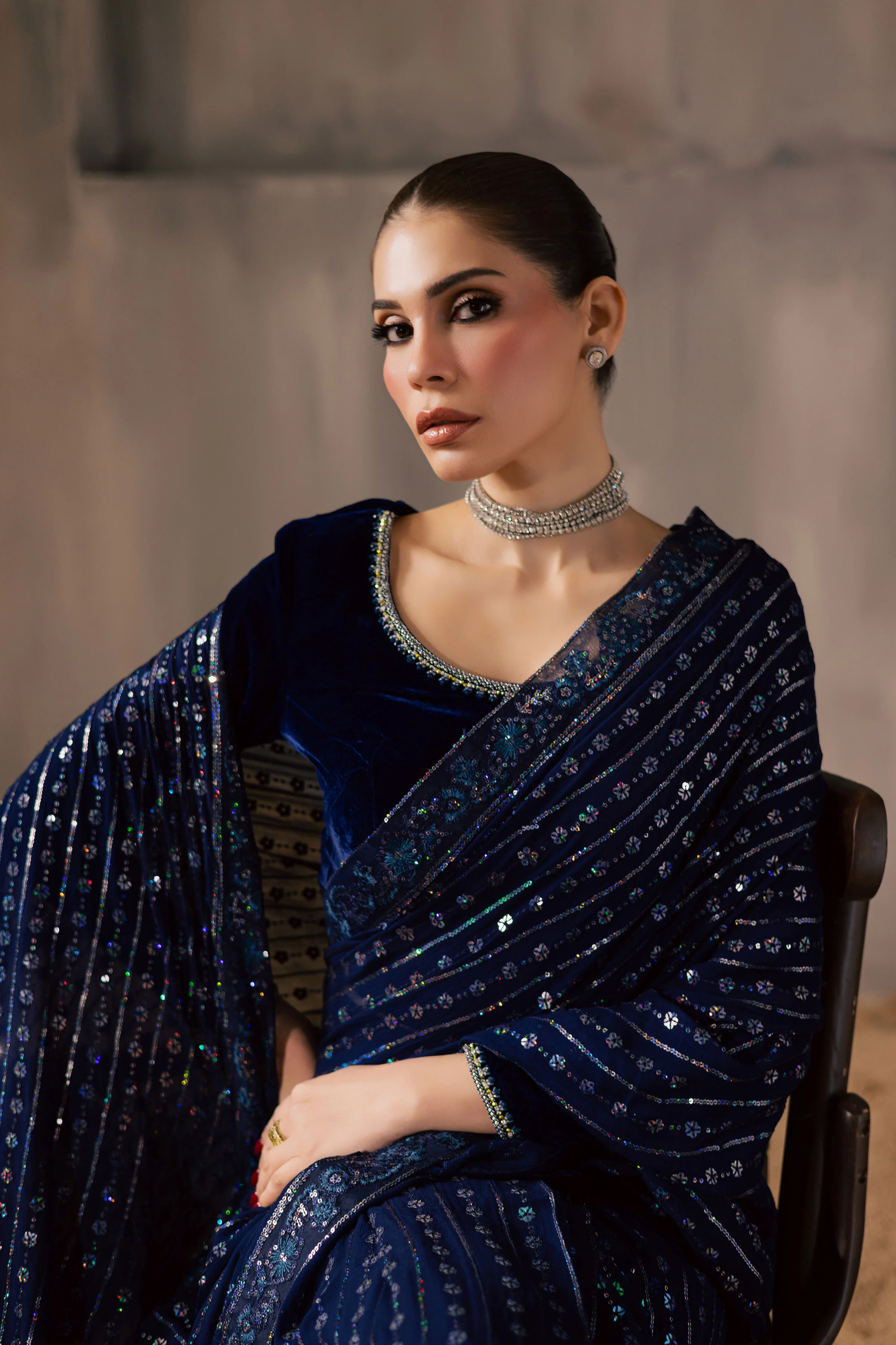 Dew Drop 3Pc - Velvet Luxe Pret - Image 6