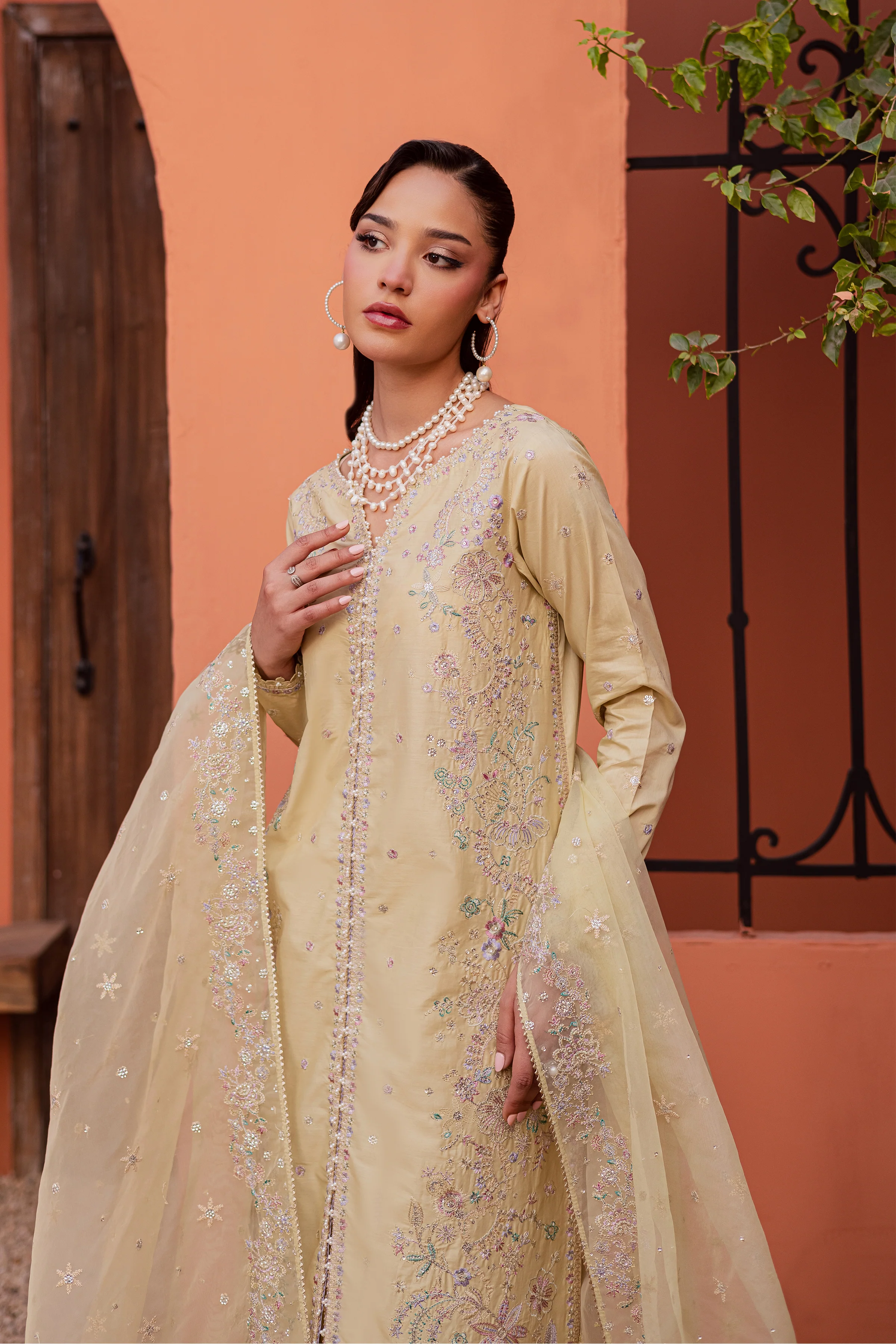 Felia 3Pc - Festive Embroidered Lawn - Image 5