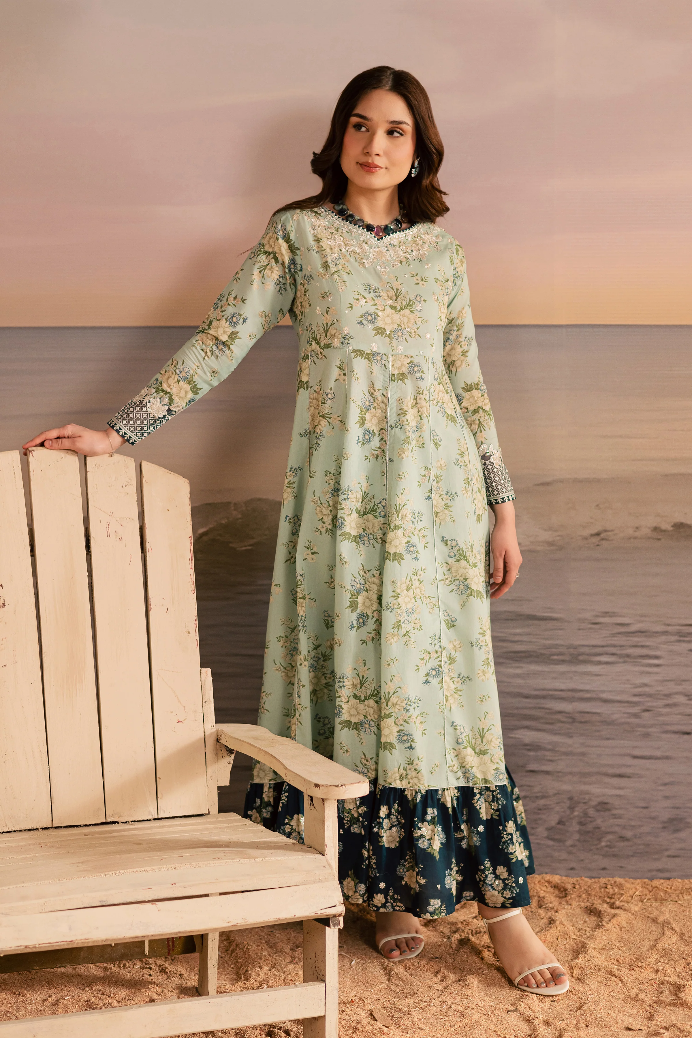 Firefly 2Pc - Printed Lawn Dress - Image 5