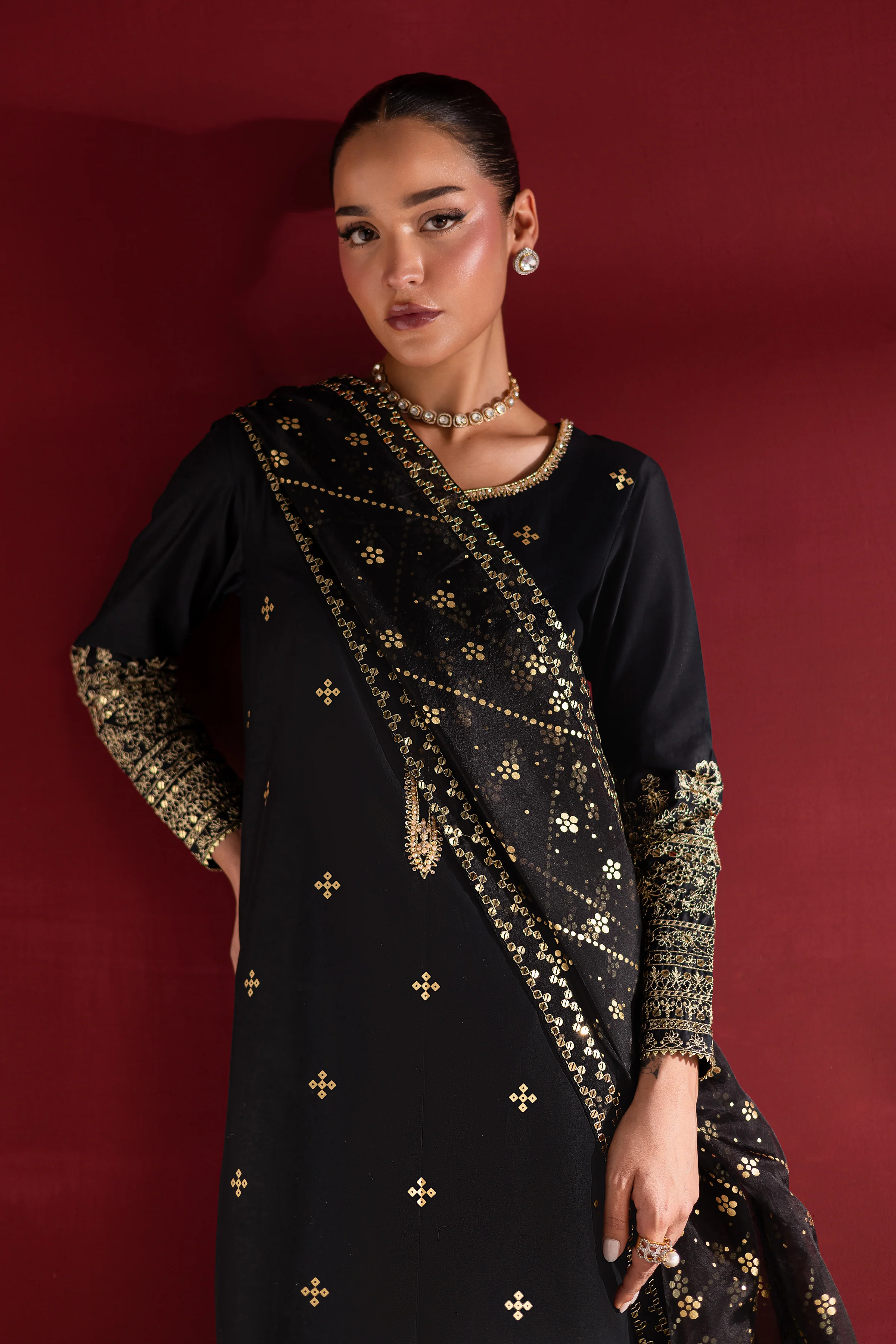 Ghazal 3Pc - Festive Luxe Pret - Image 4