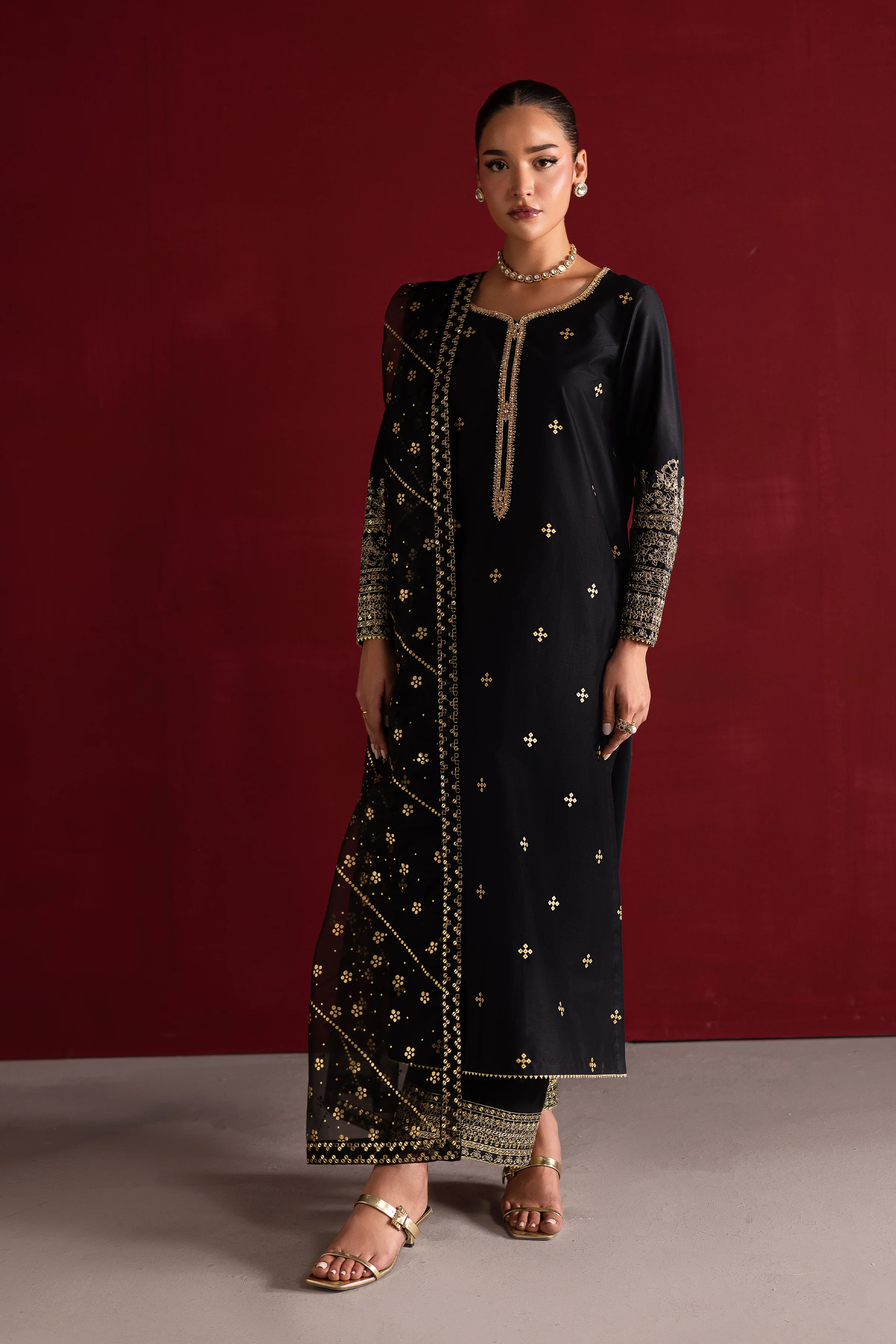 Ghazal 3Pc - Festive Luxe Pret - Image 7