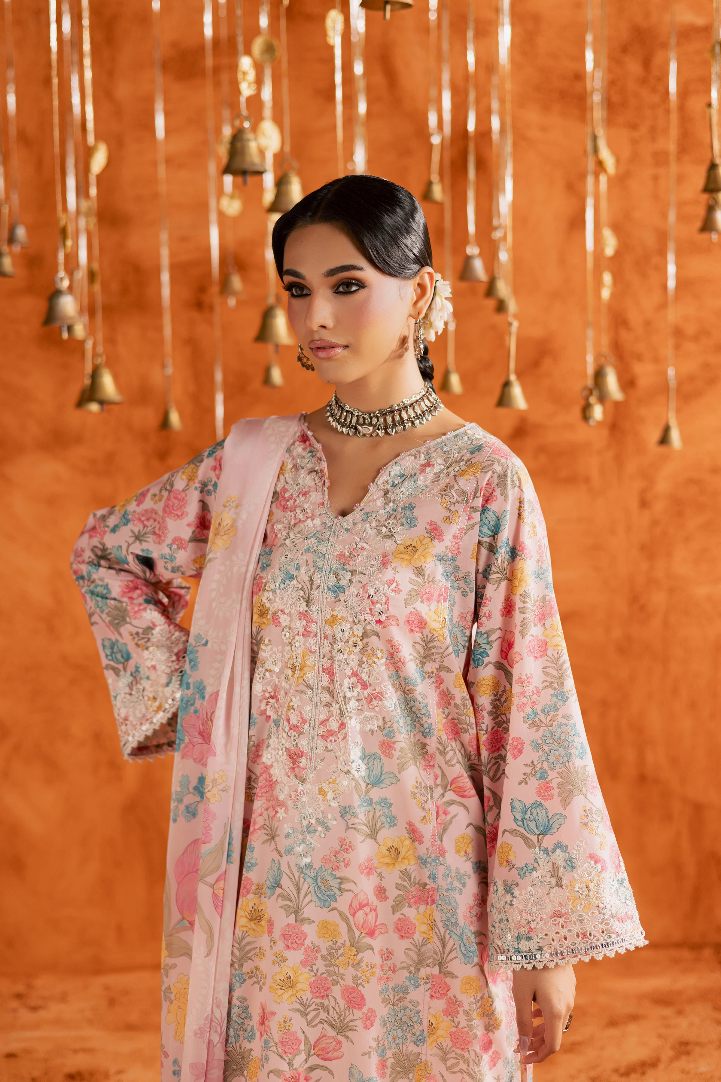 Gul 3Pc - Printed Lawn Dress - Image 12