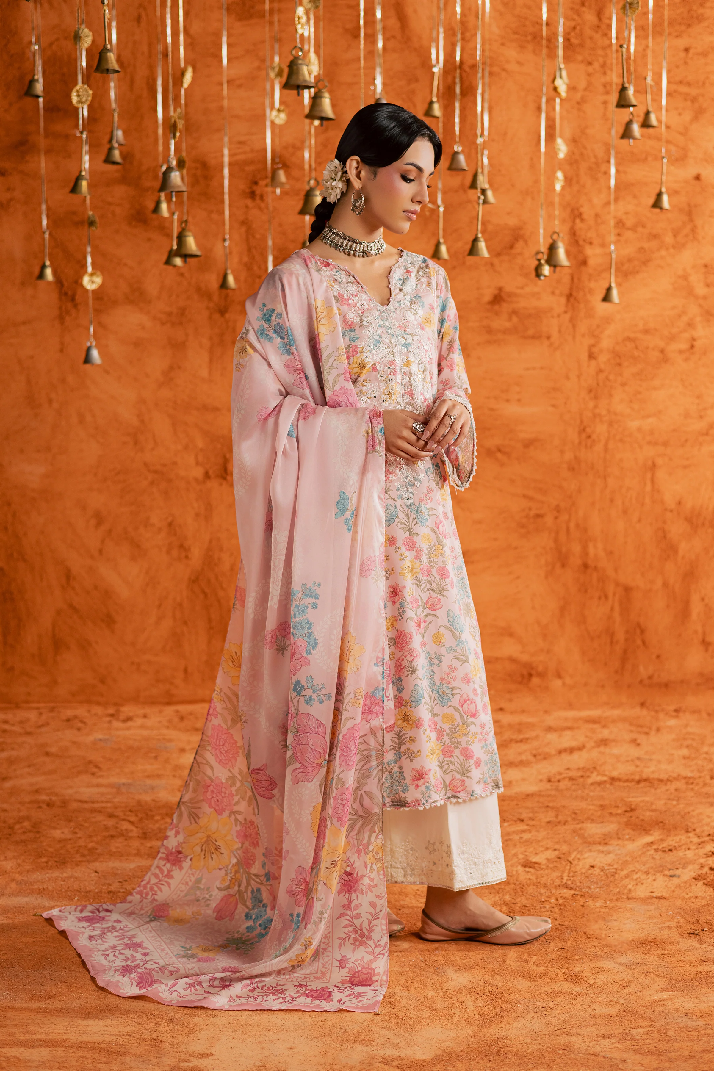 Gul 3Pc - Printed Lawn Dress - Image 4