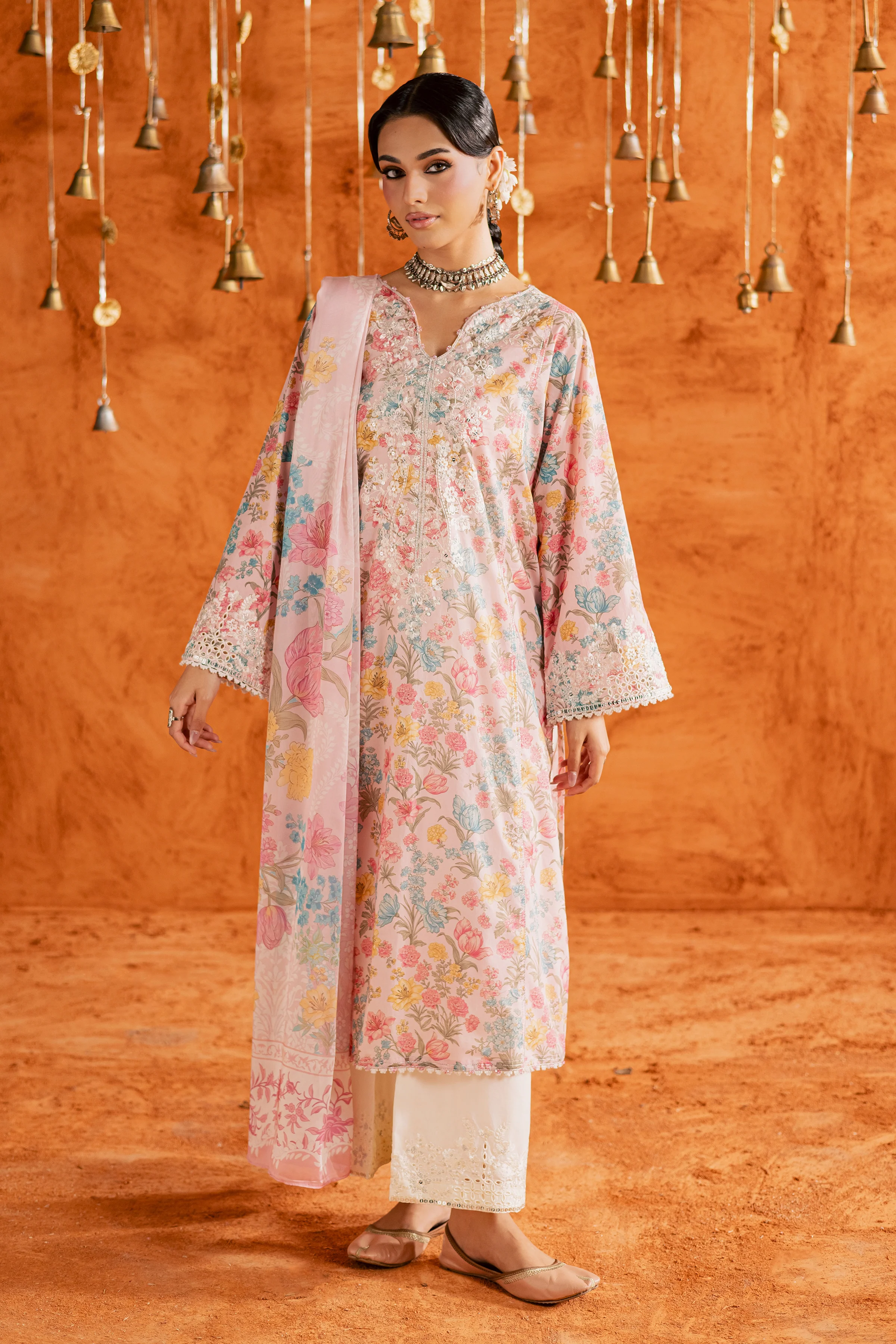 Gul 3Pc - Printed Lawn Dress - Image 5