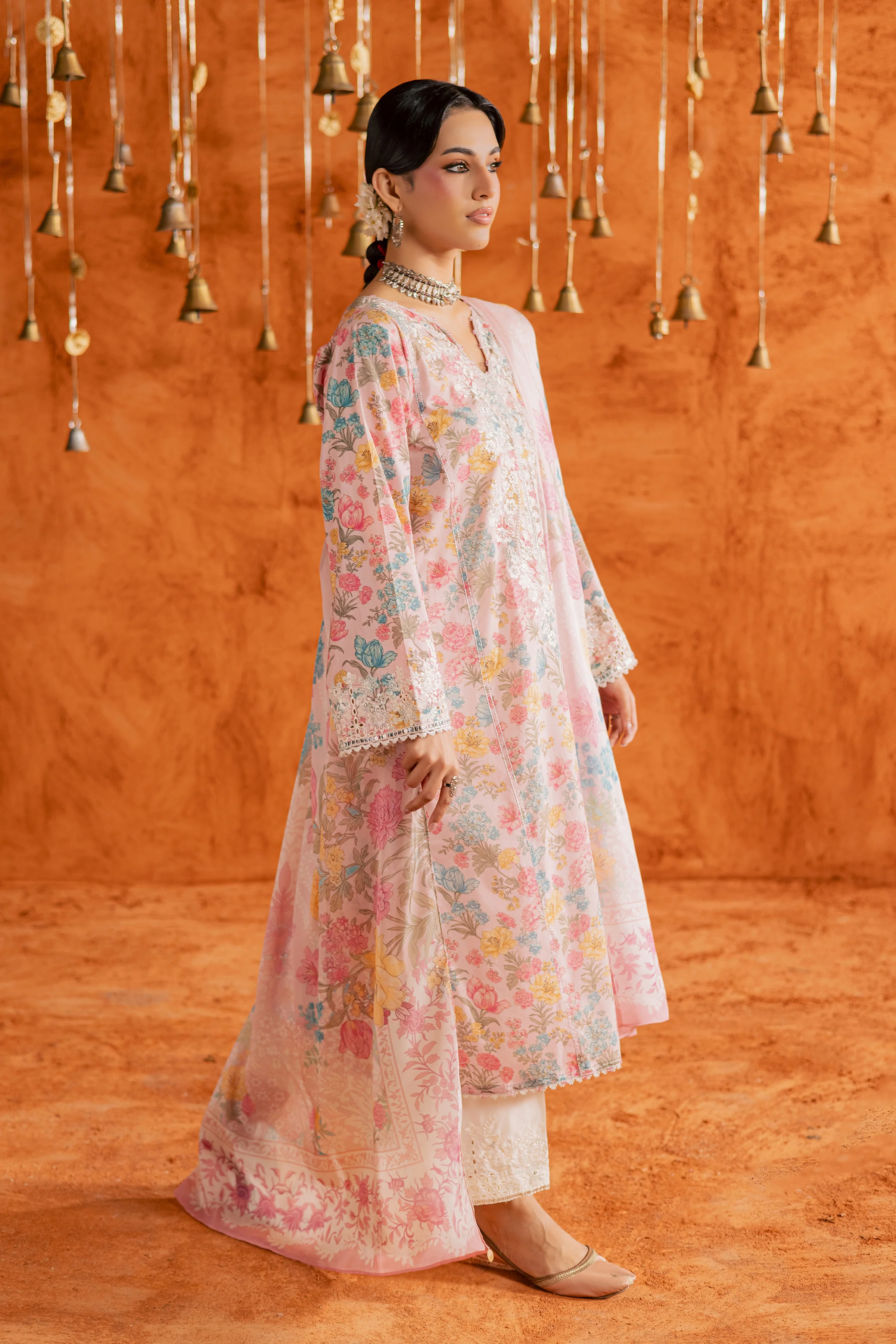 Gul 3Pc - Printed Lawn Dress - Image 7