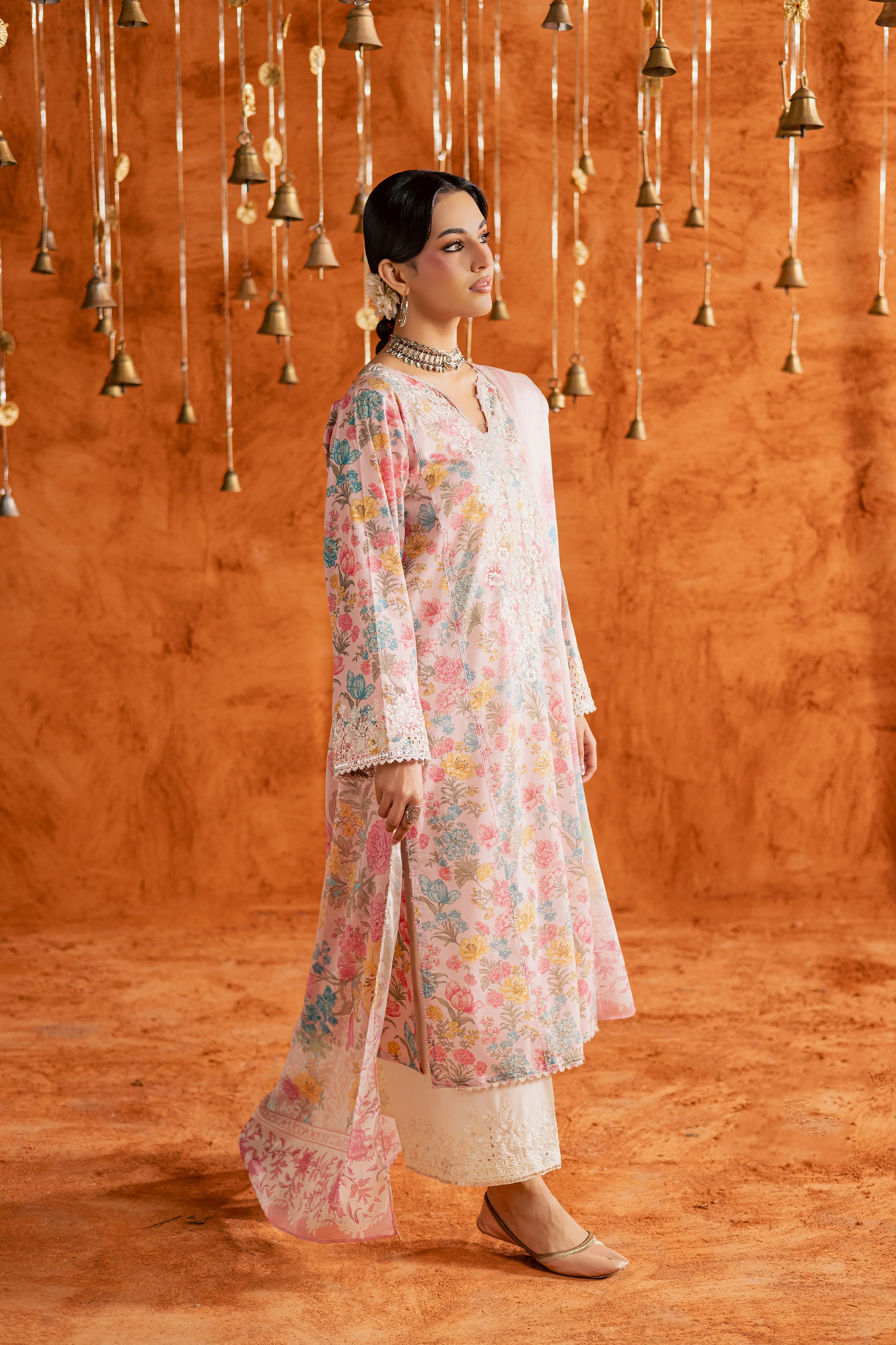 Gul 3Pc - Printed Lawn Dress - Image 8