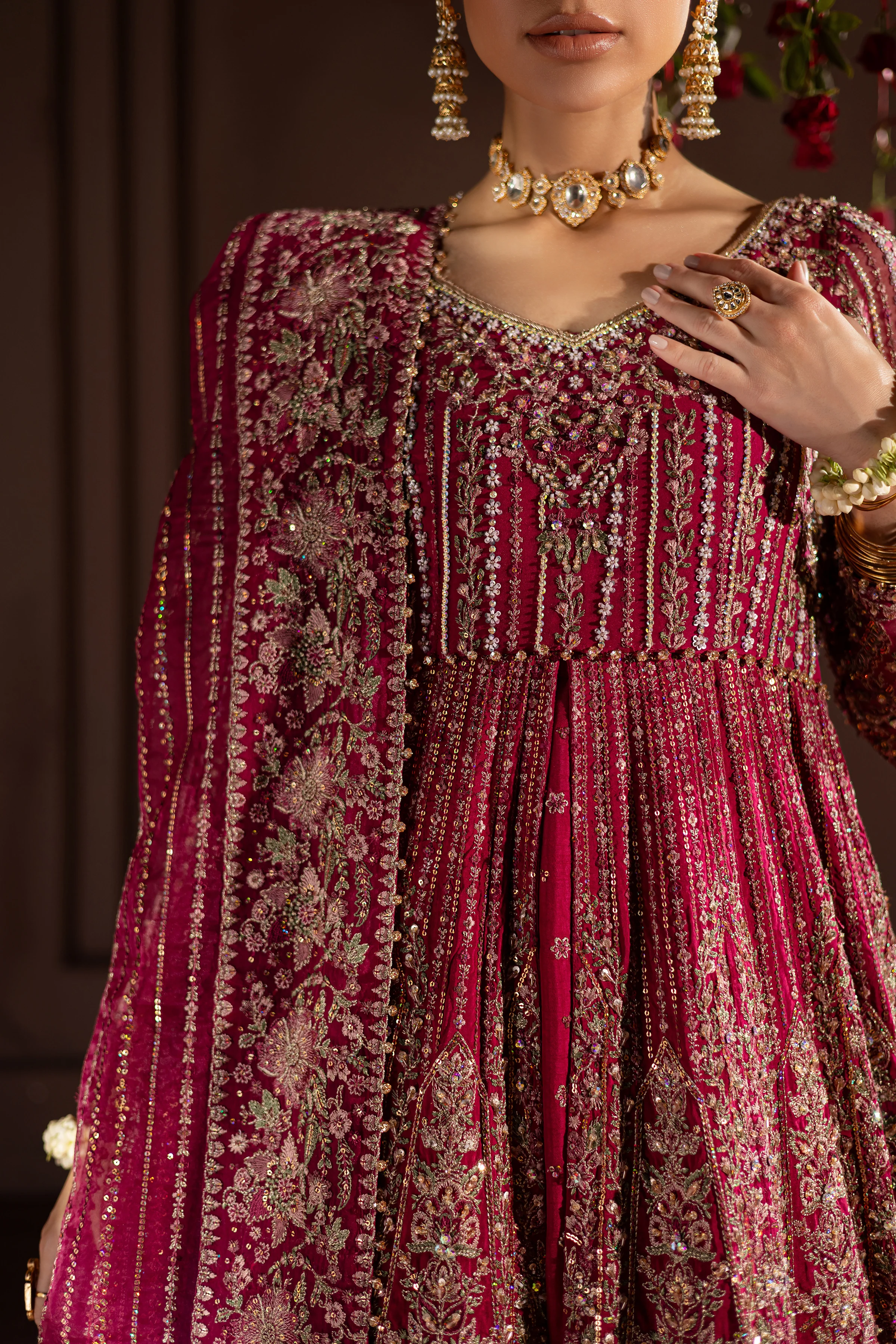 Gul Zemira 4Pc - Bridal Dress - Image 8