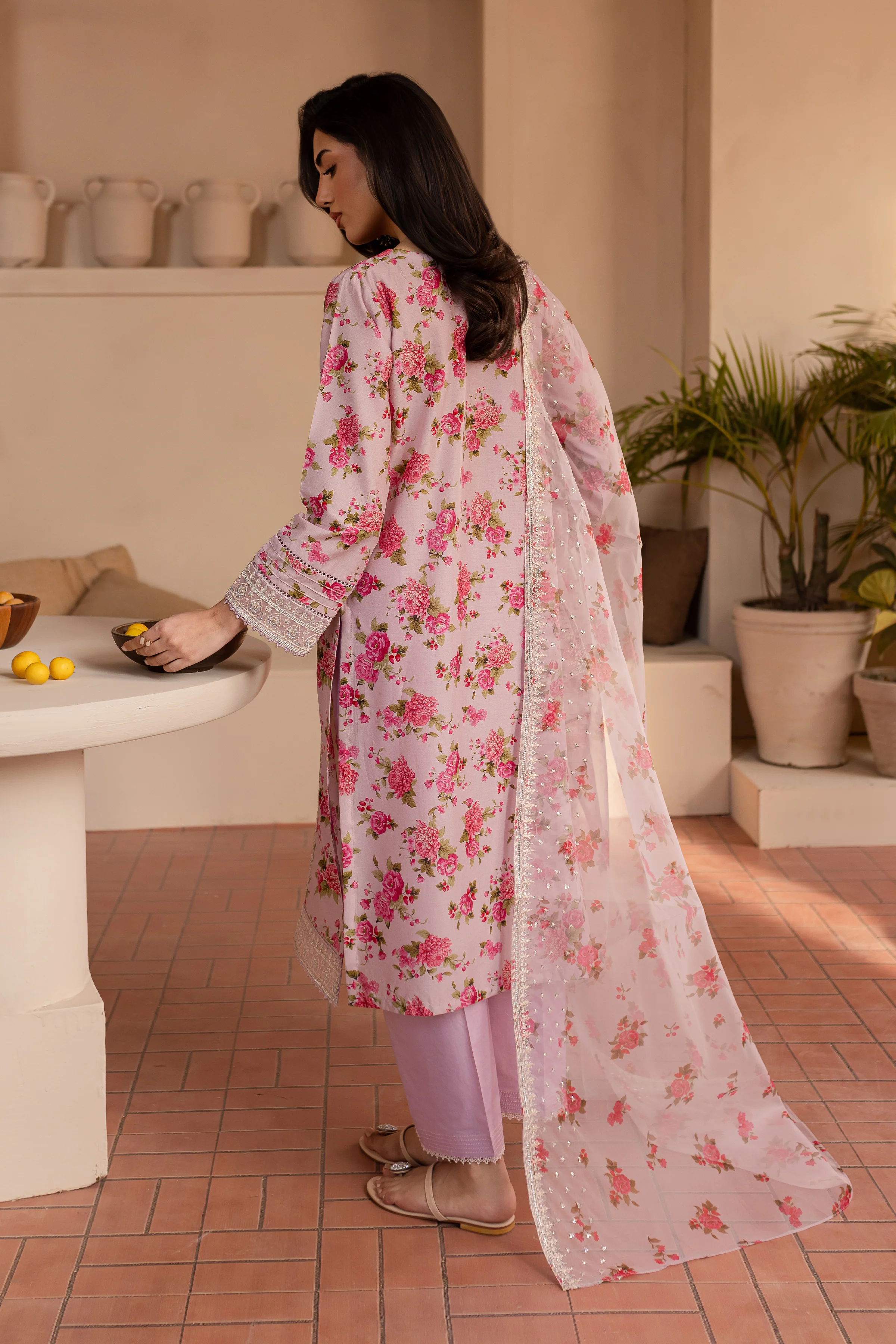 Haneen 3Pc - Printed Lawn Dress - Image 6