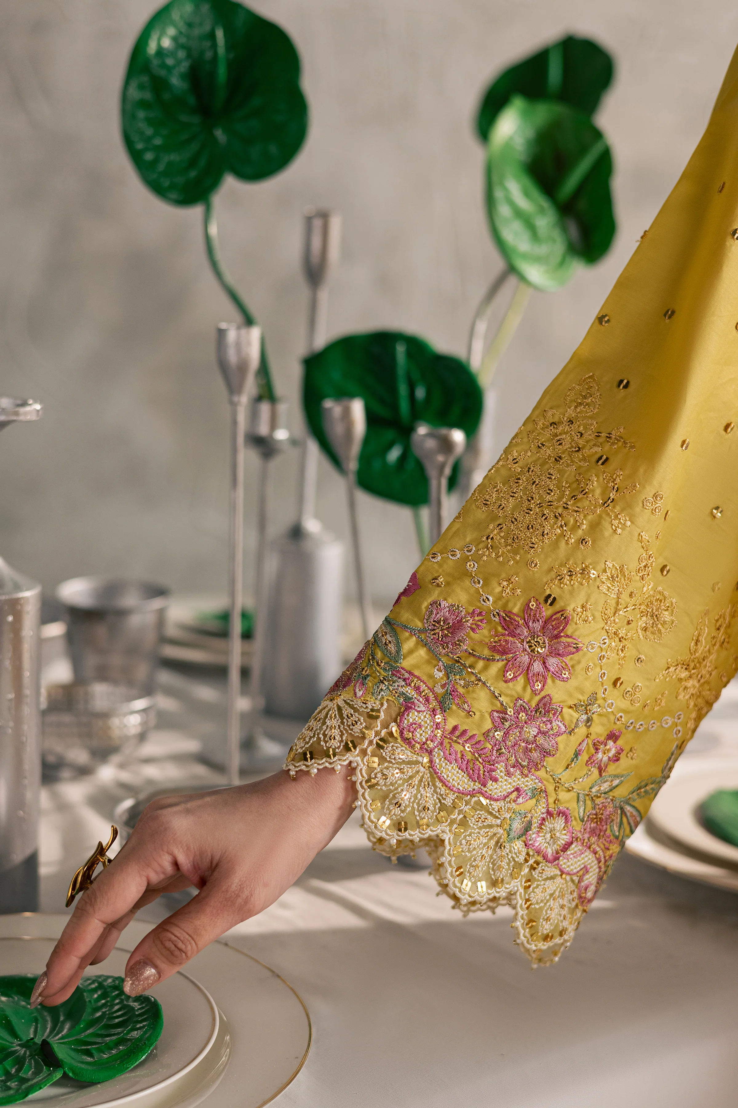 Her Soul 3Pc - Festive Embroidered Lawn - Image 10
