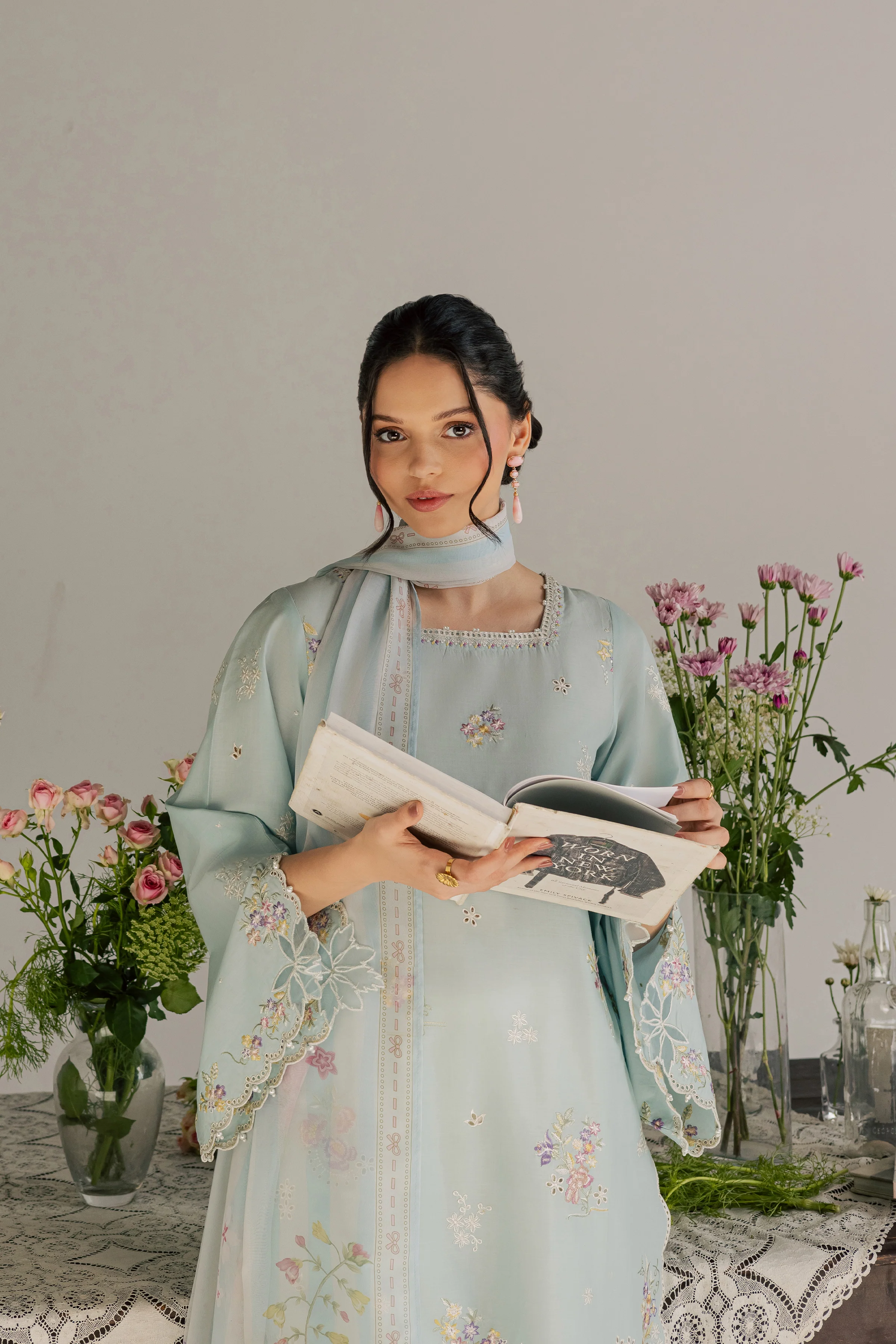 Jane 3Pc - Embroidered Lawn Dress - Image 7
