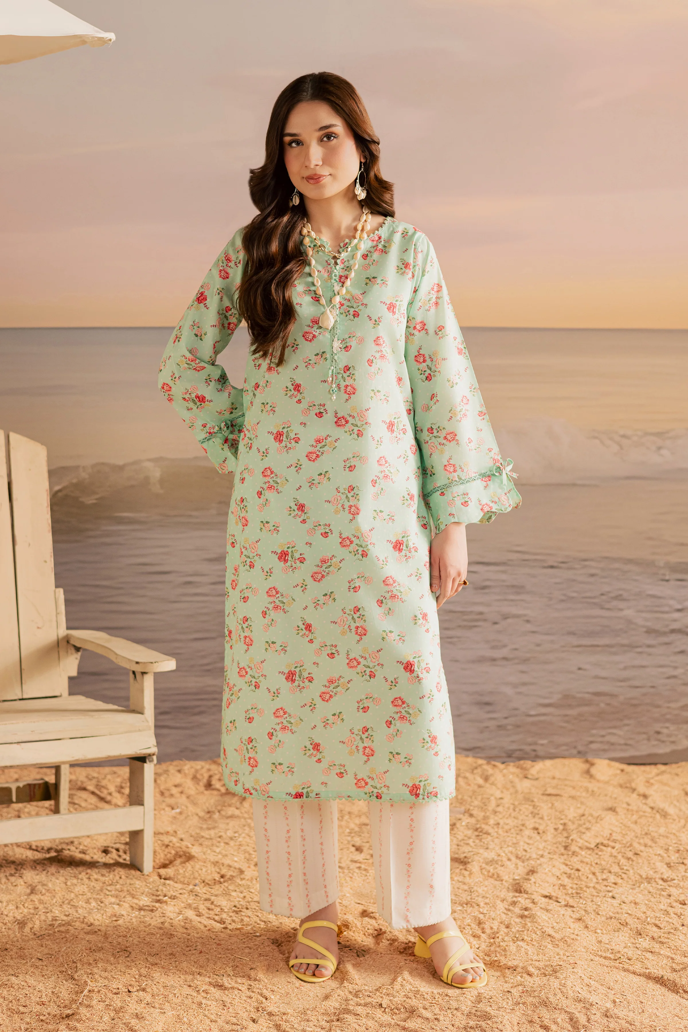Joanna 2Pc - Printed Lawn Dress - Image 6