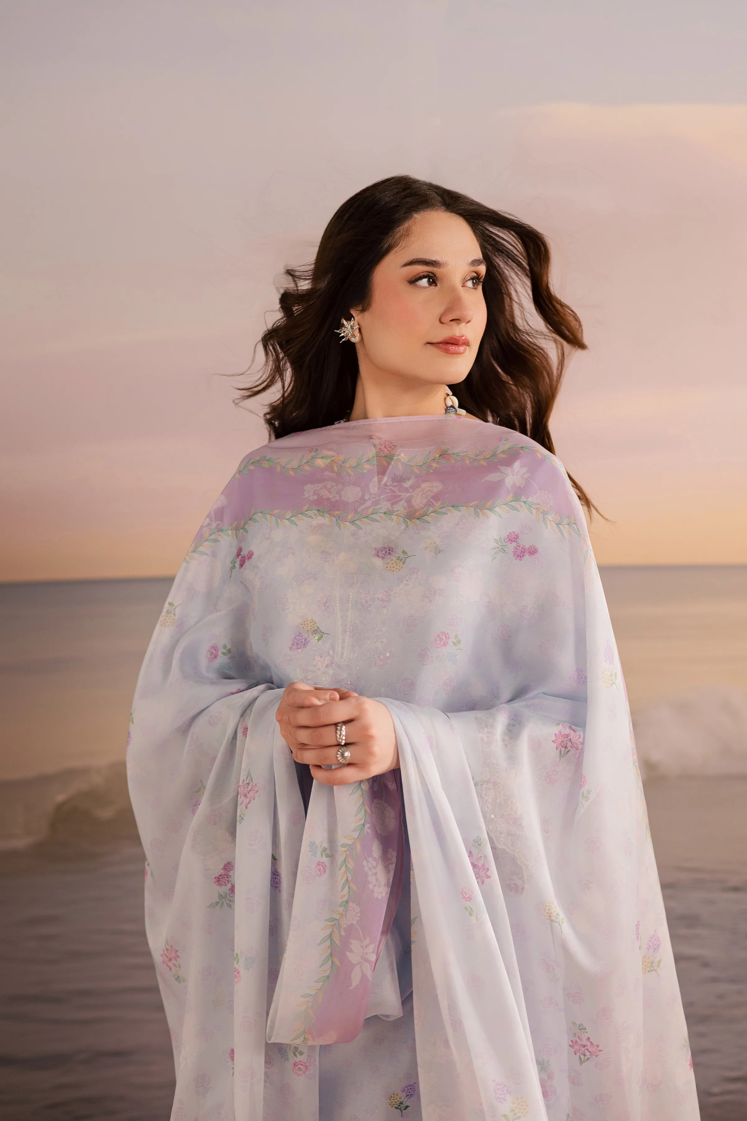 Joelle 3Pc - Printed Lawn Dress - Image 7