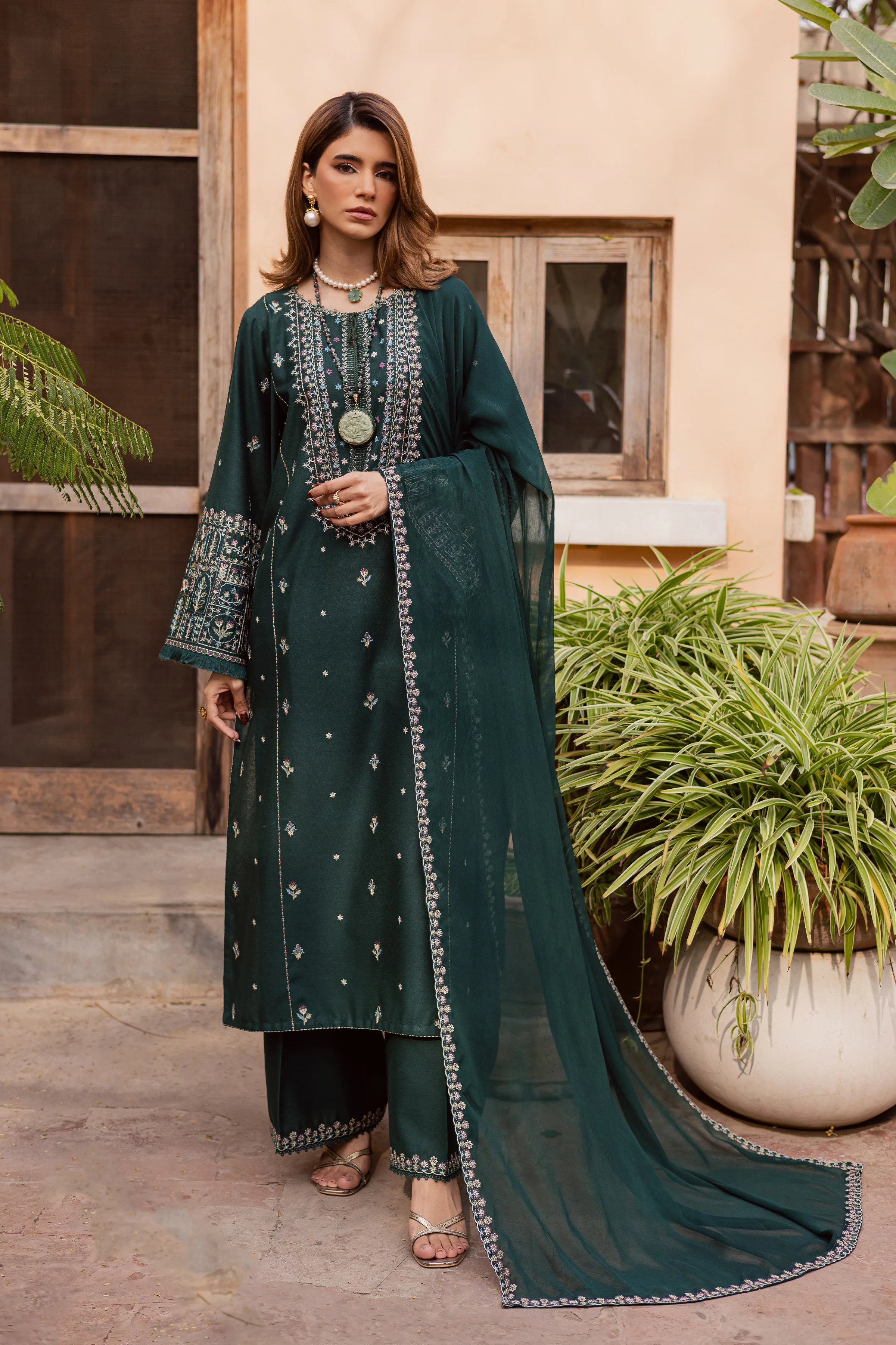 Julke 3Pc - Embroidered Festive Pret - Image 3
