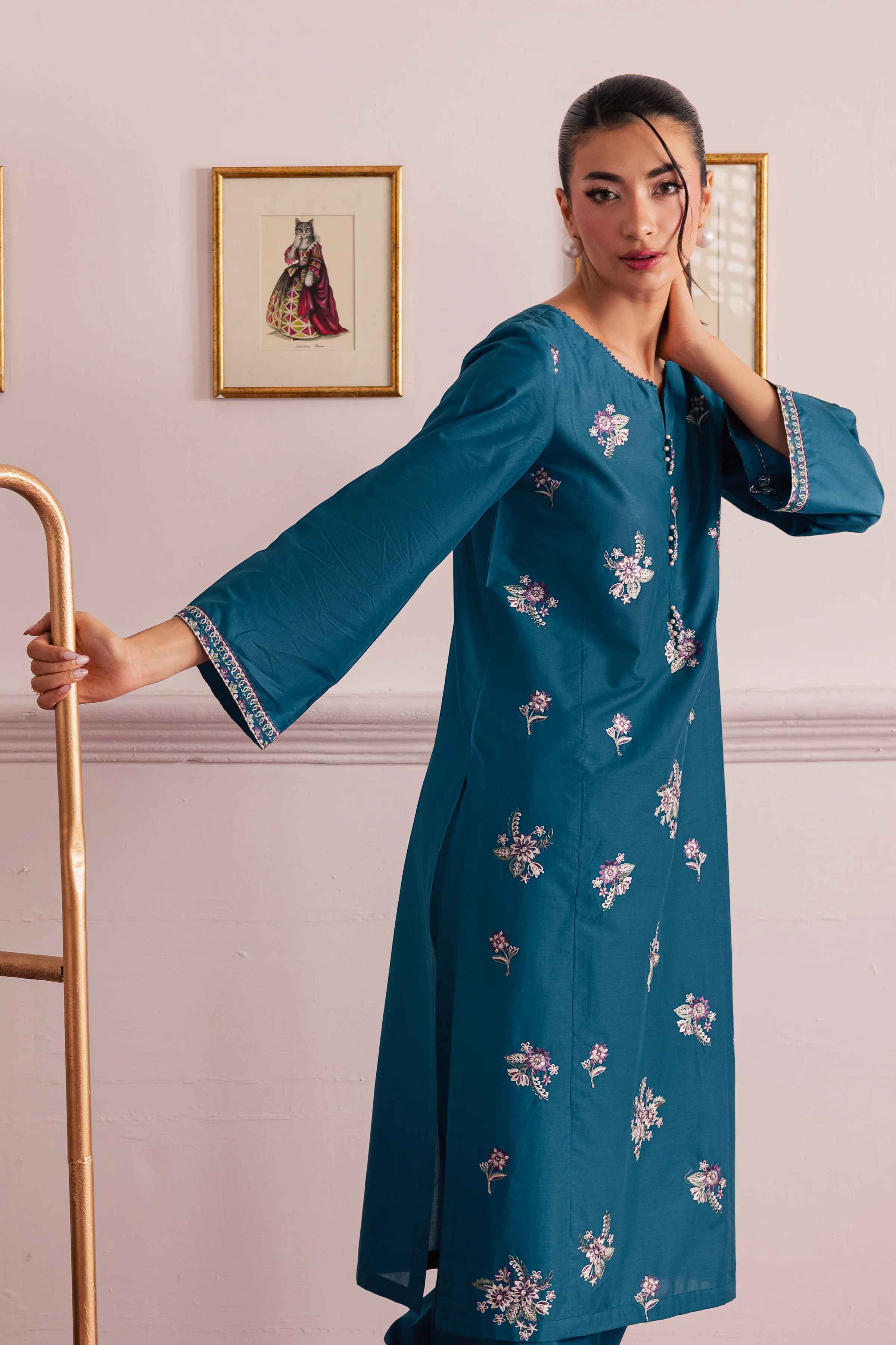 Junett 2Pc - Embroidered Casual Pret - Image 6