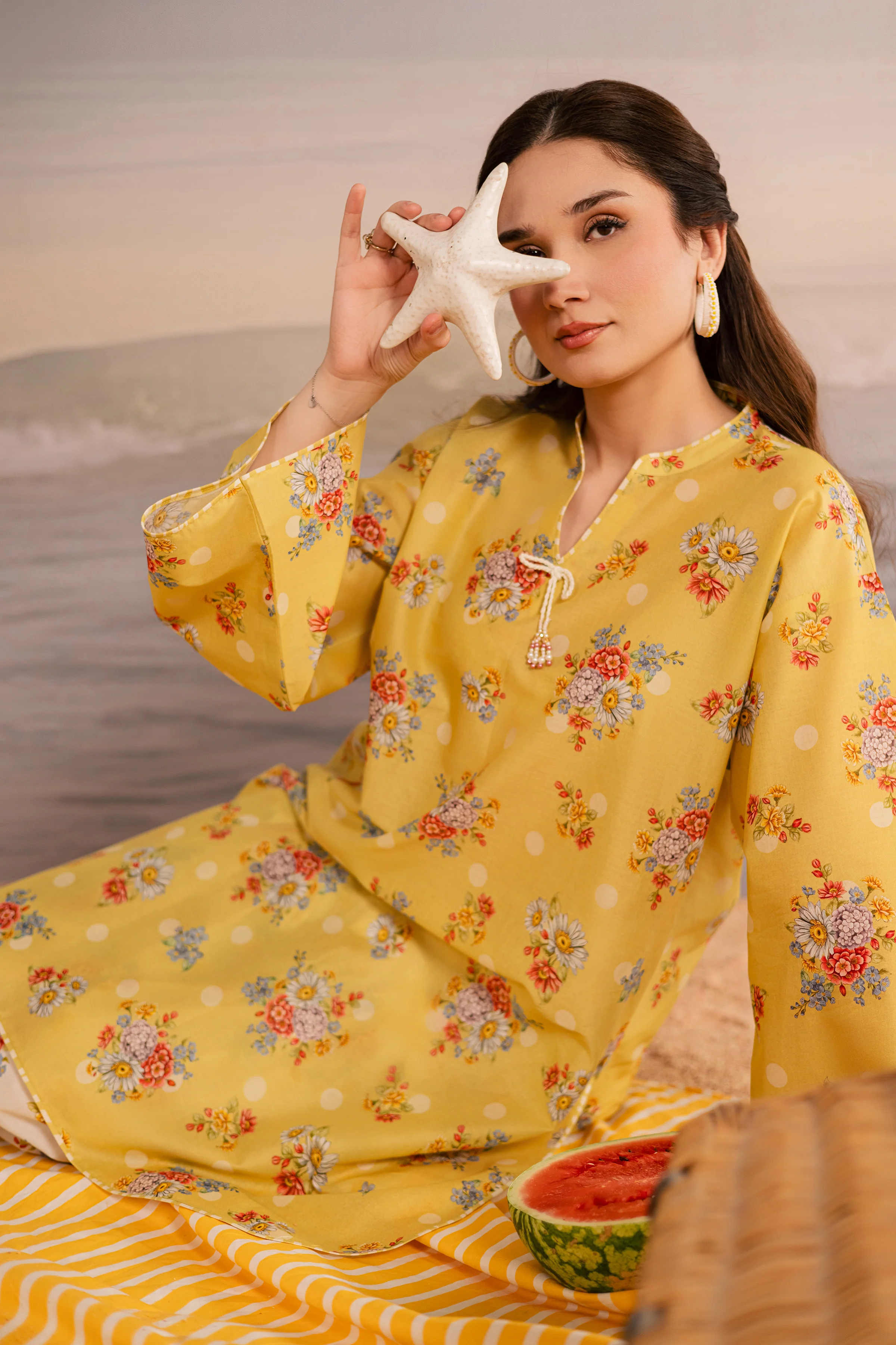 Kirara 2Pc - Printed Lawn Dress - Image 4