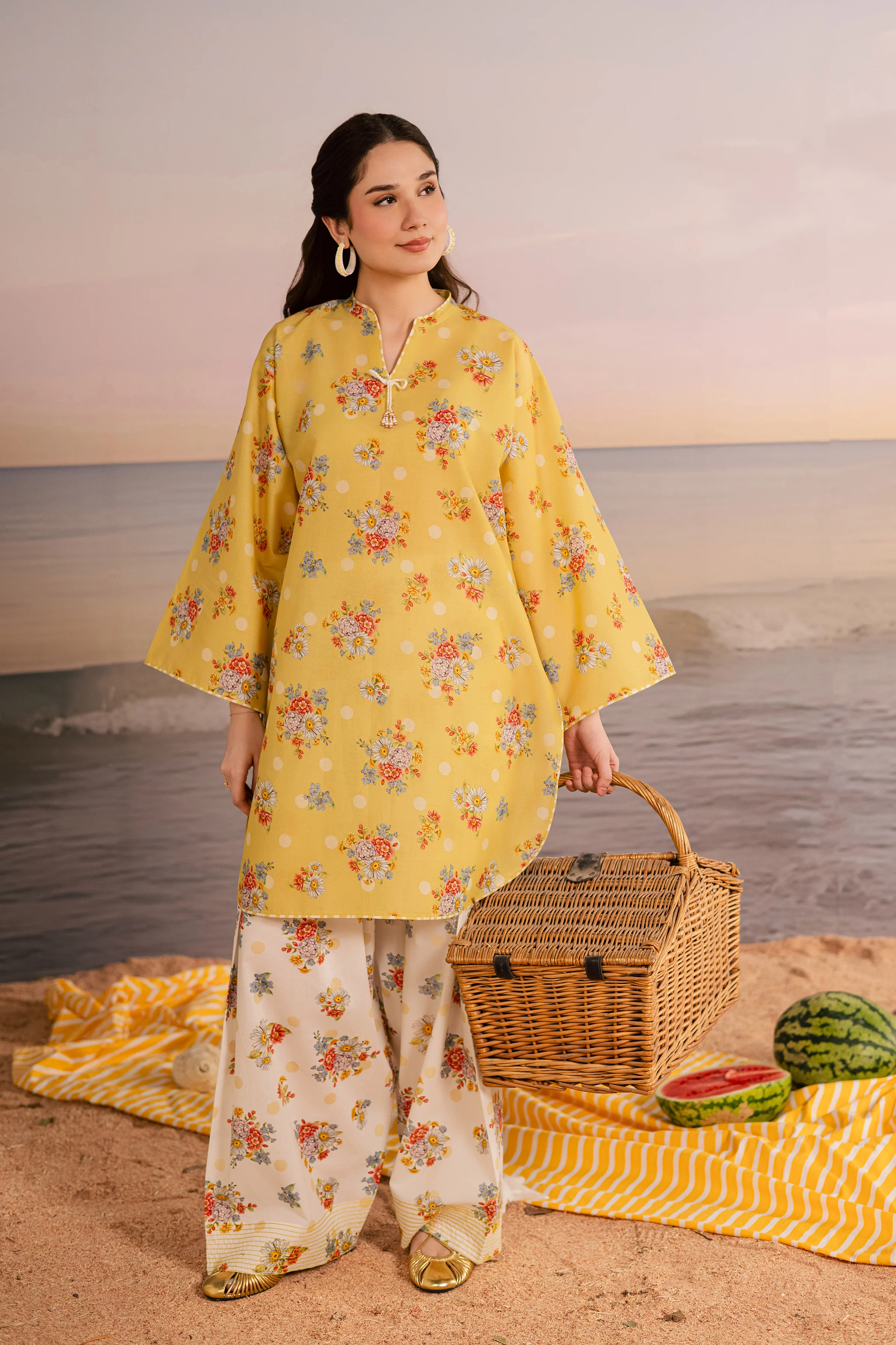 Kirara 2Pc - Printed Lawn Dress - Image 5