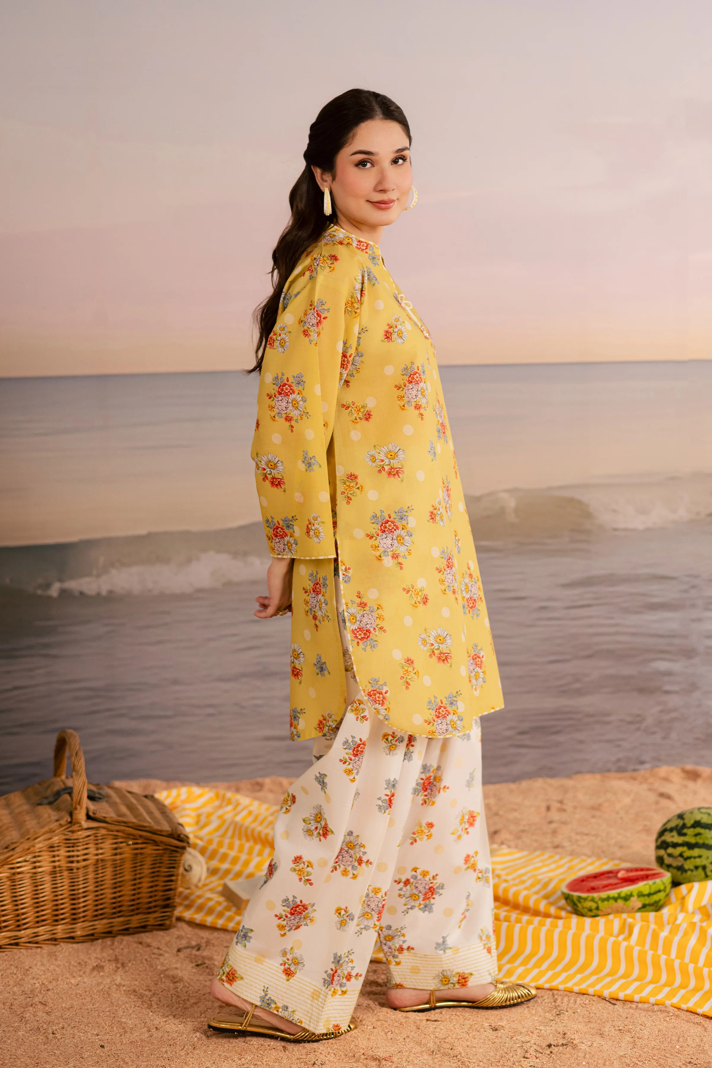 Kirara 2Pc - Printed Lawn Dress - Image 6