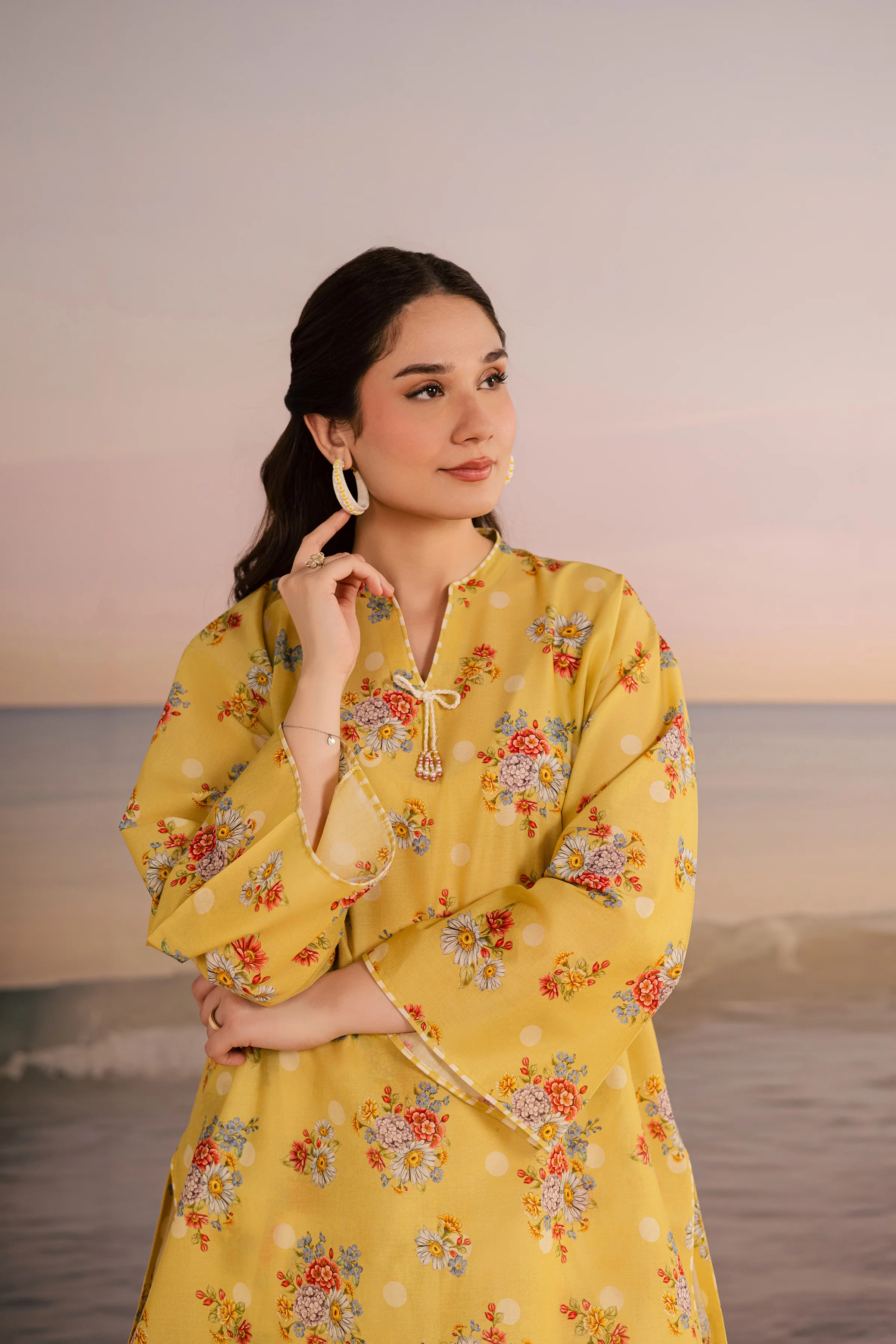 Kirara 2Pc - Printed Lawn Dress - Image 7