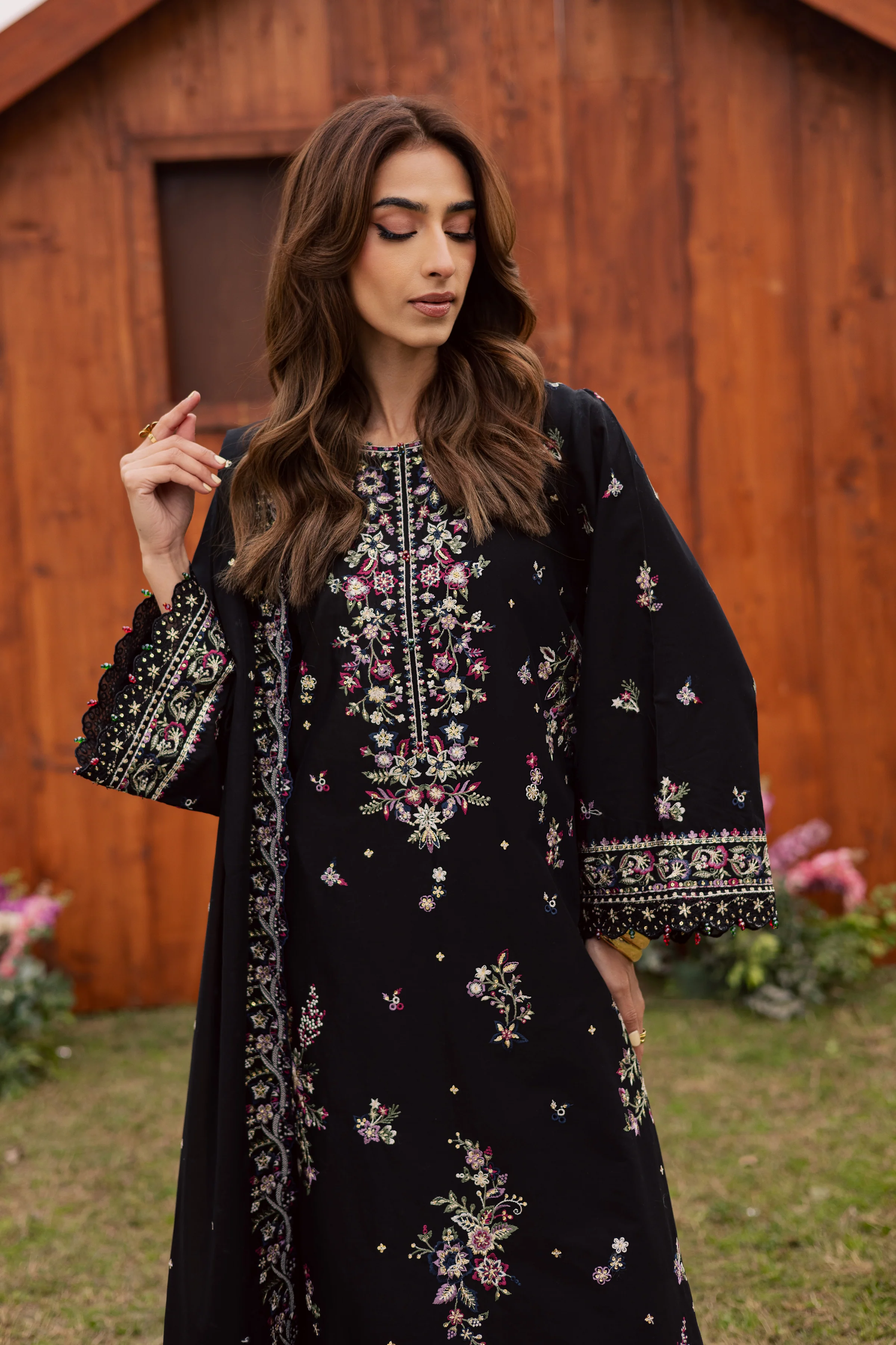 Kynd 3Pc - Festive Embroidered Lawn - Image 6